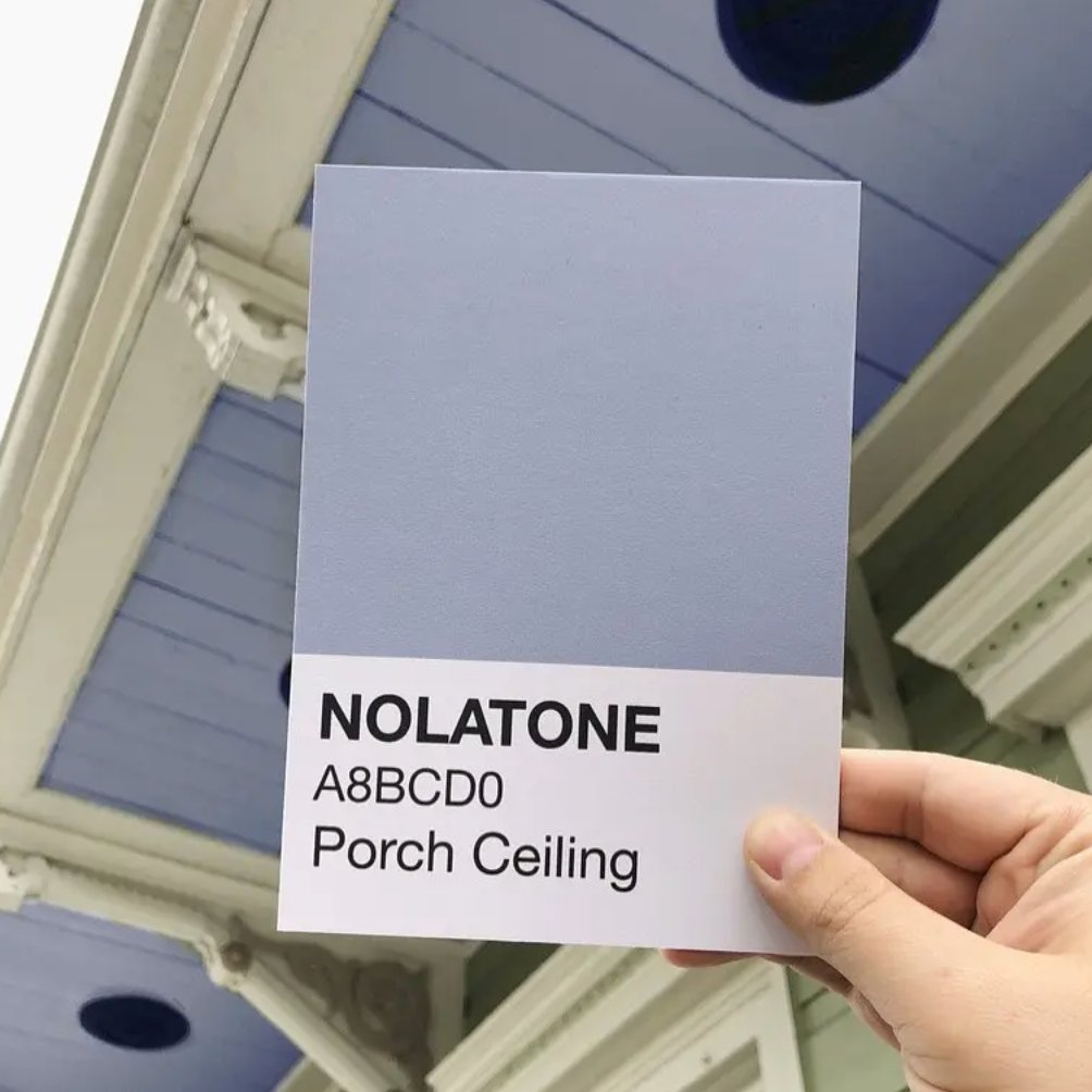 Nolatones Postcard - Porch Ceiling - Dirty Coast Press