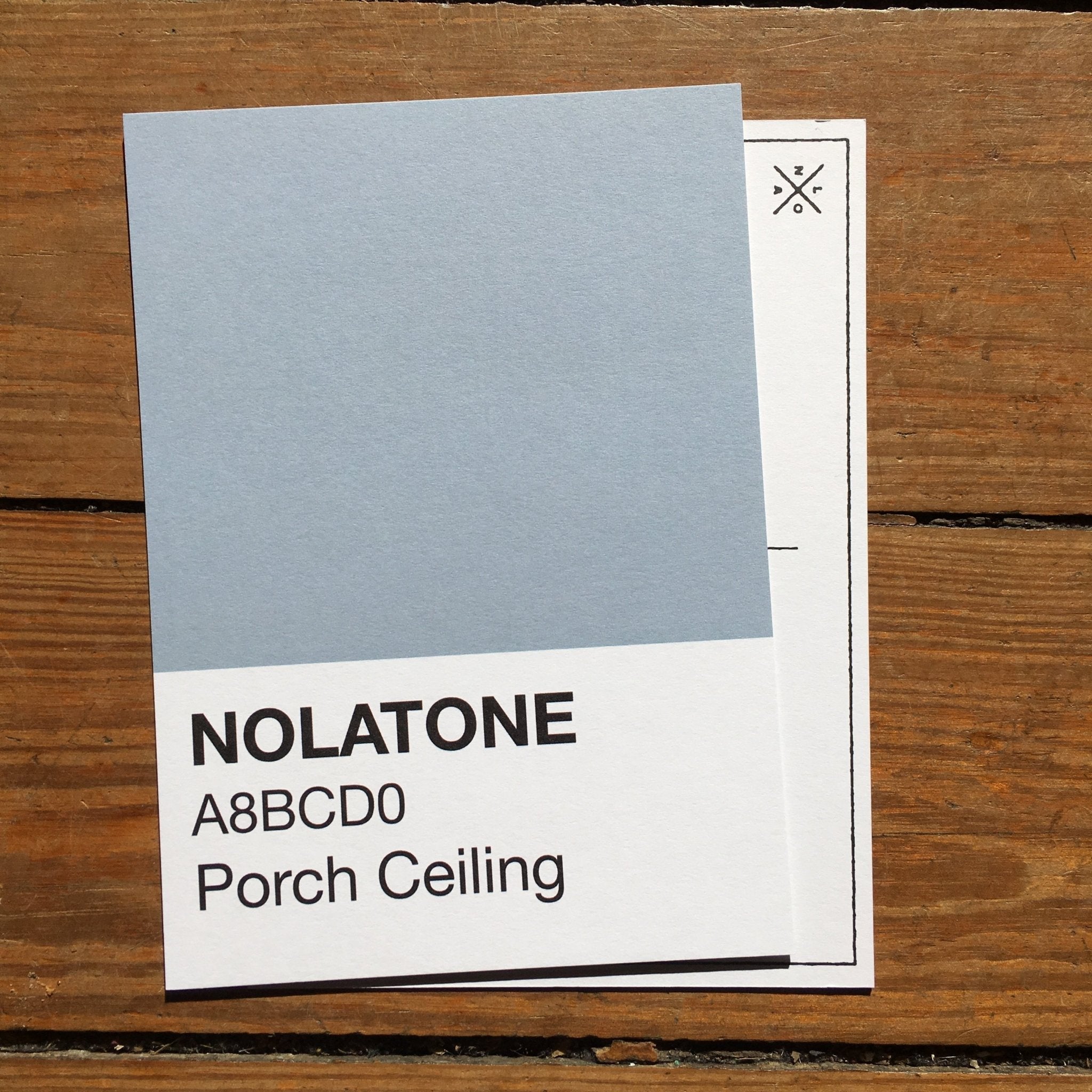 Nolatones Postcard - Porch Ceiling - Dirty Coast Press