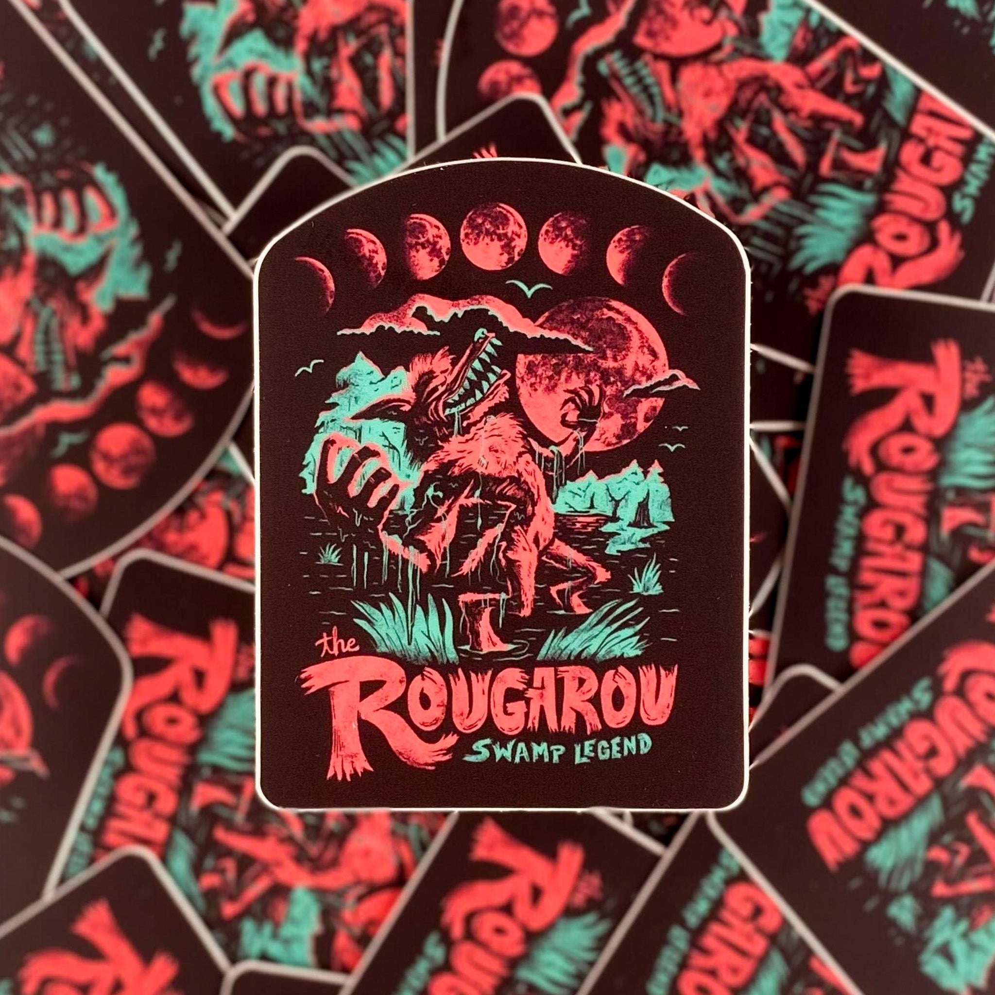 Rougarou Sticker - Dirty Coast Press