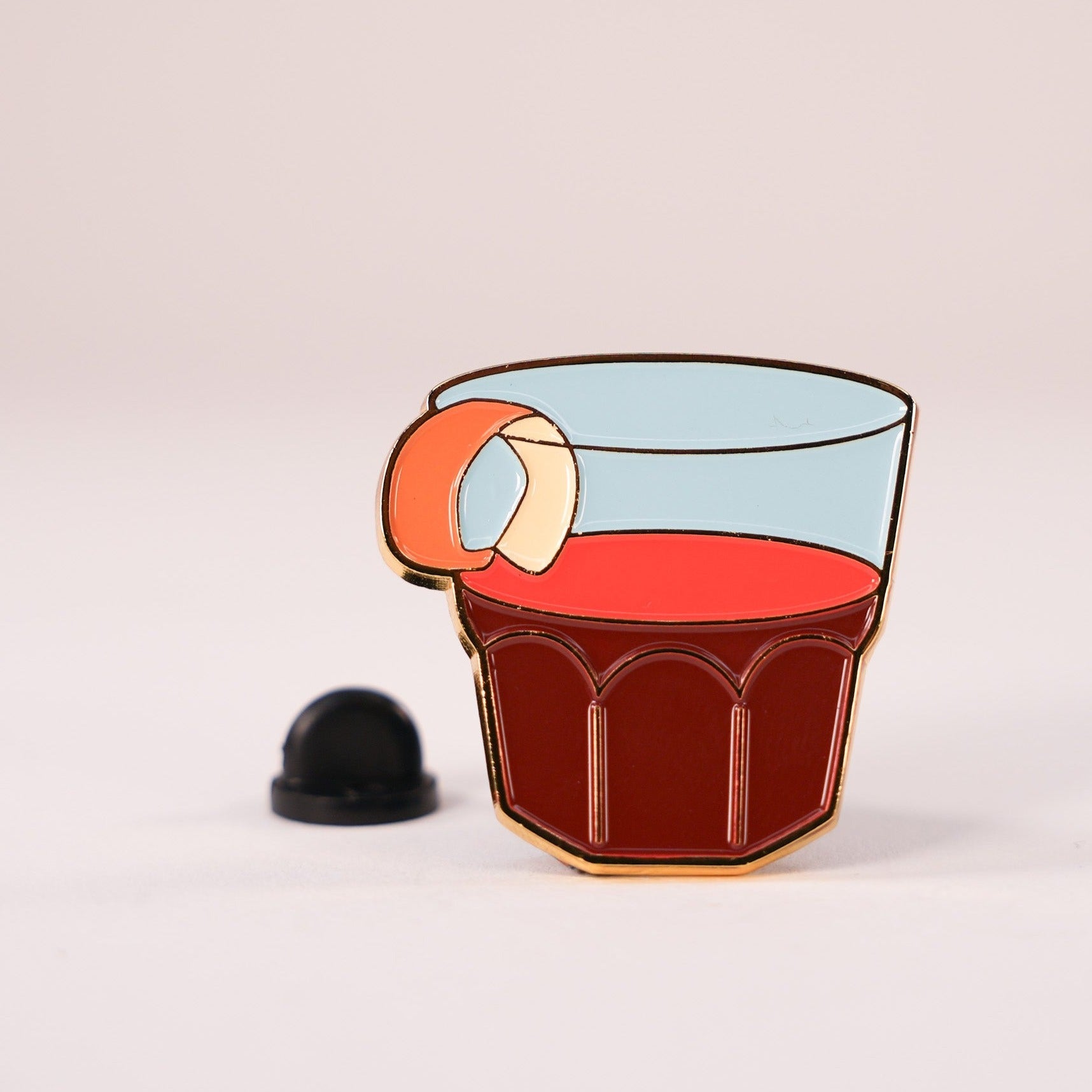 Sazerac Enamel Pin - Dirty Coast Press