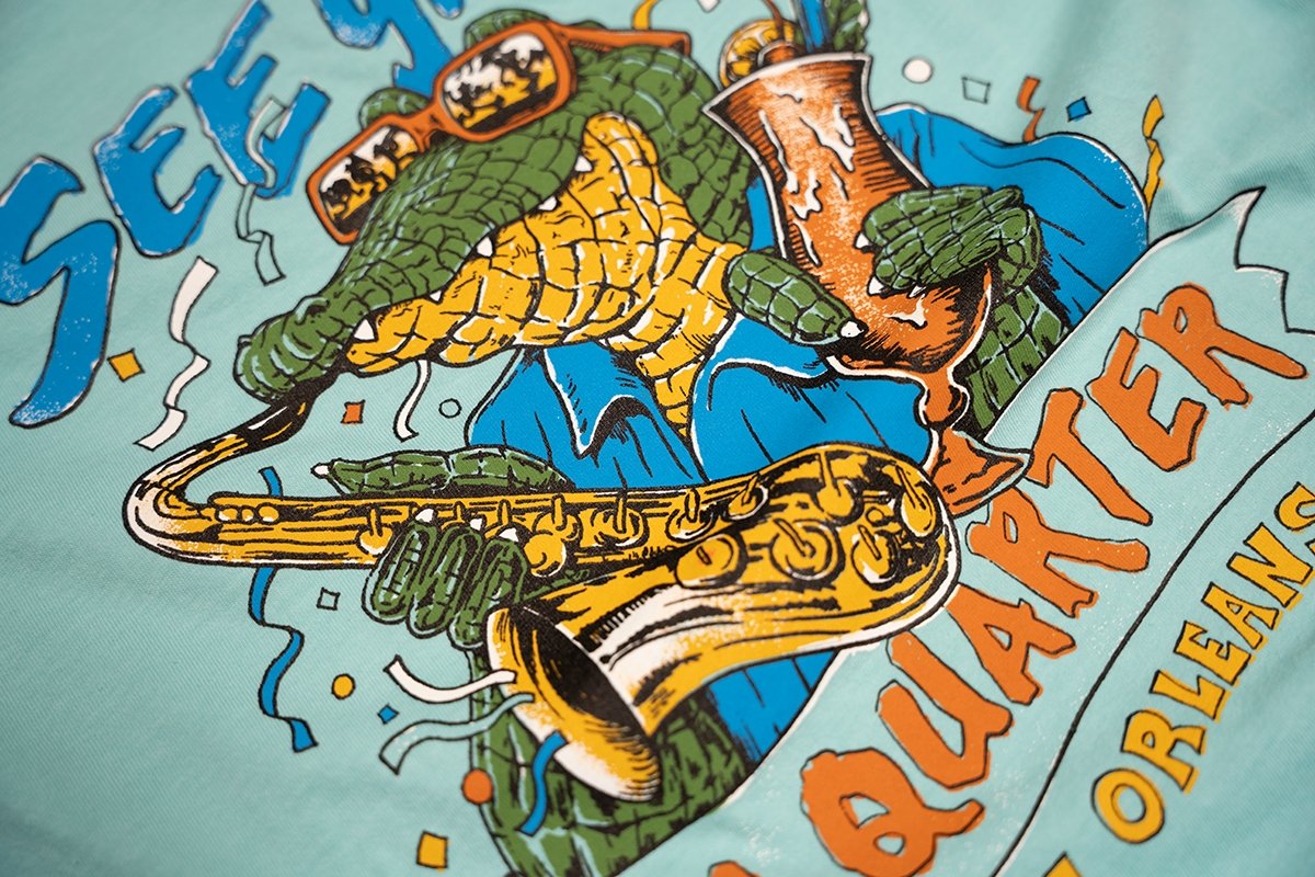 See Ya In Da Quarter Long Sleeve - Dirty Coast Press