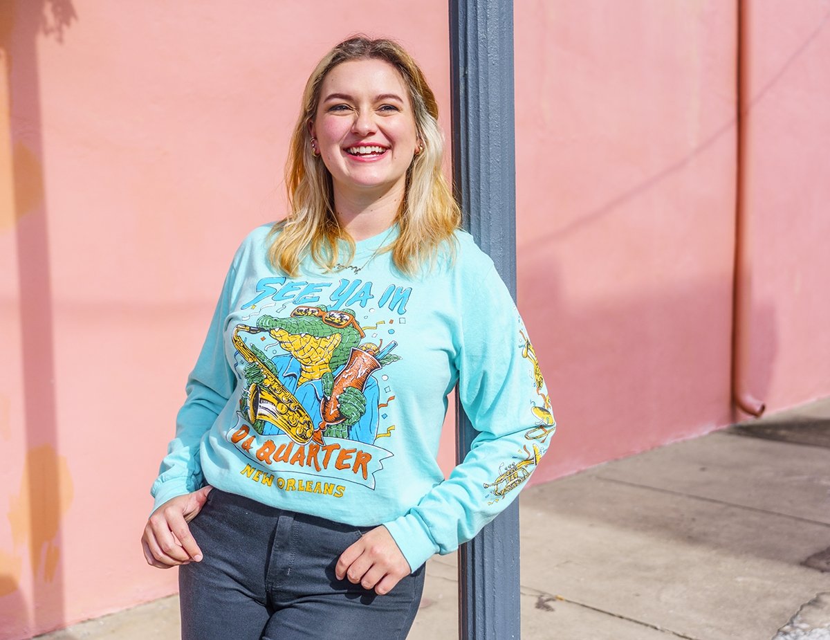 See Ya In Da Quarter Long Sleeve - Dirty Coast Press