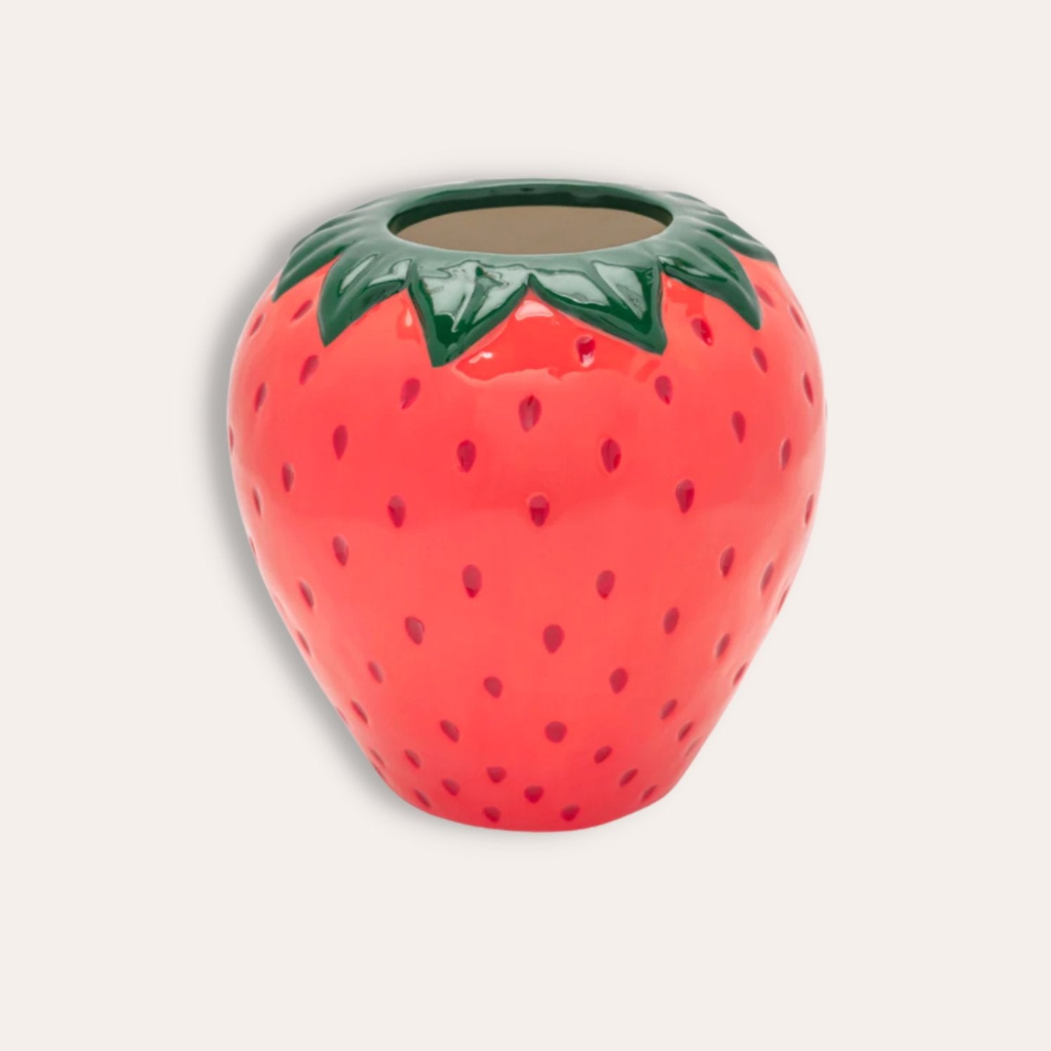 Strawberry Fields Ceramic Vase - Dirty Coast Press