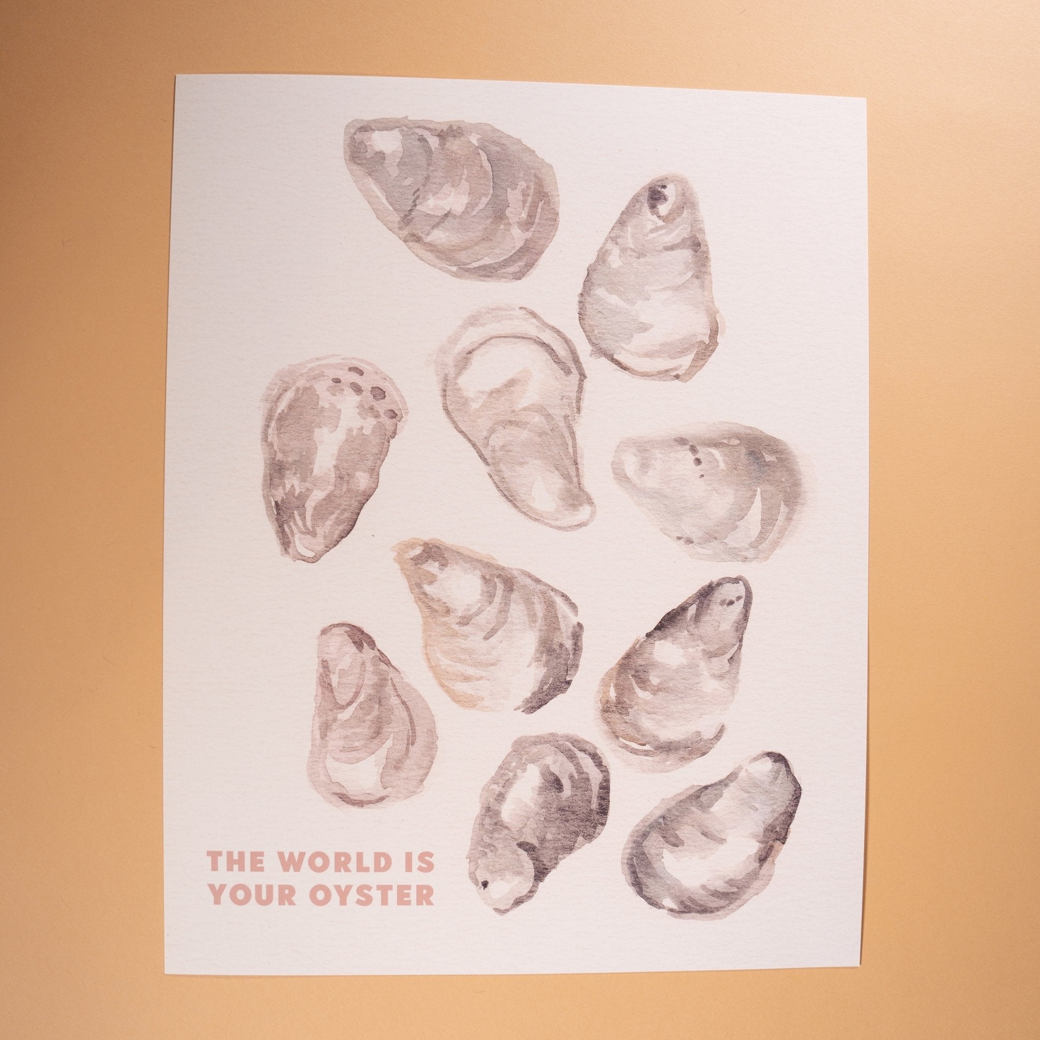 The World Is Your Oyster Print - Dirty Coast Press