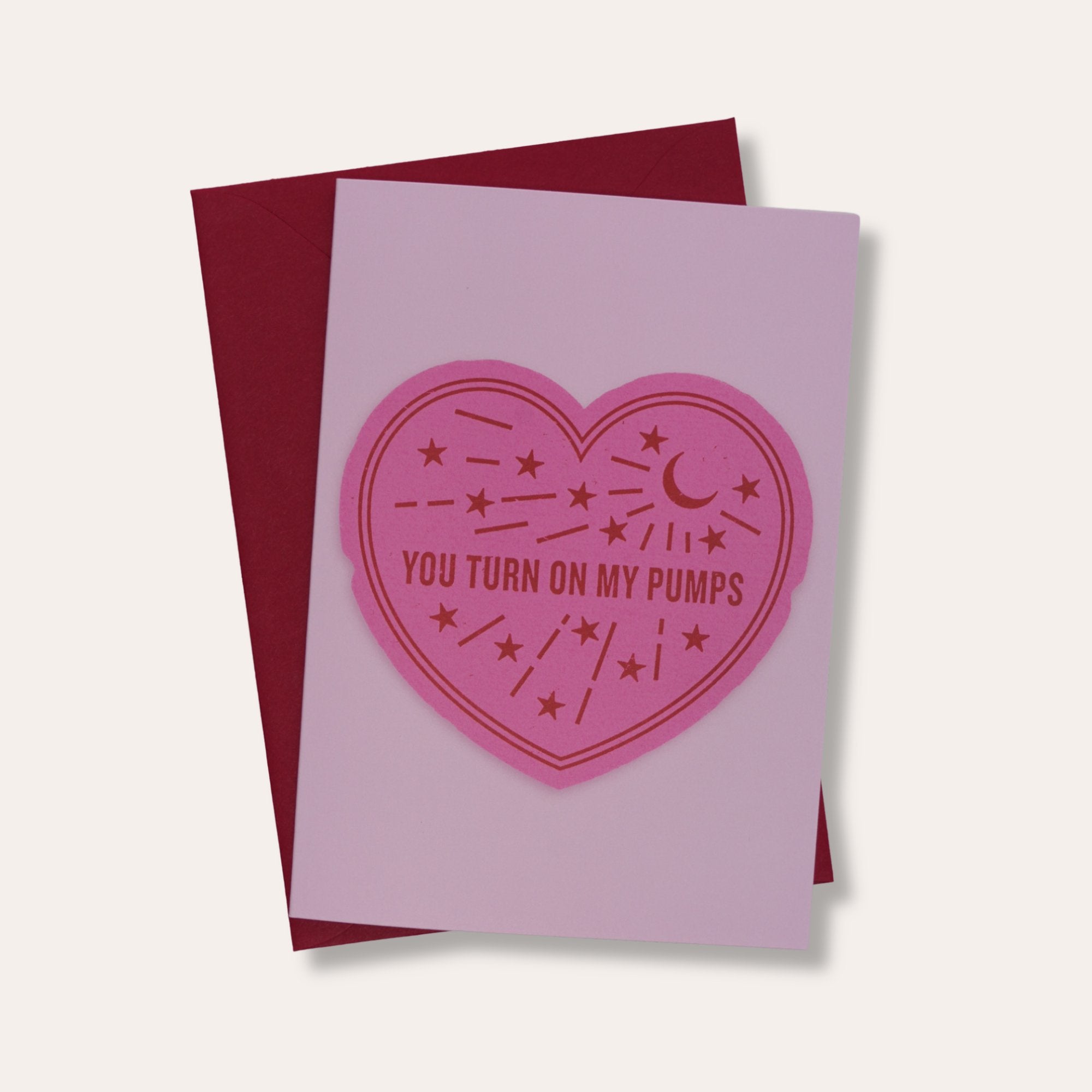Turn On My Pumps Valentine Card - Dirty Coast