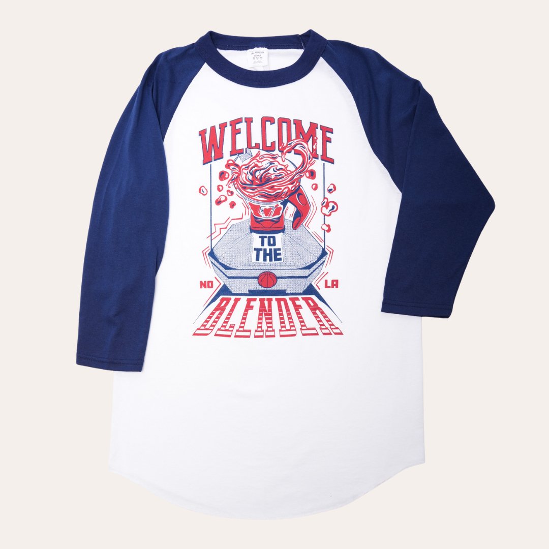 Welcome To The Blender Baseball Tee - Dirty Coast