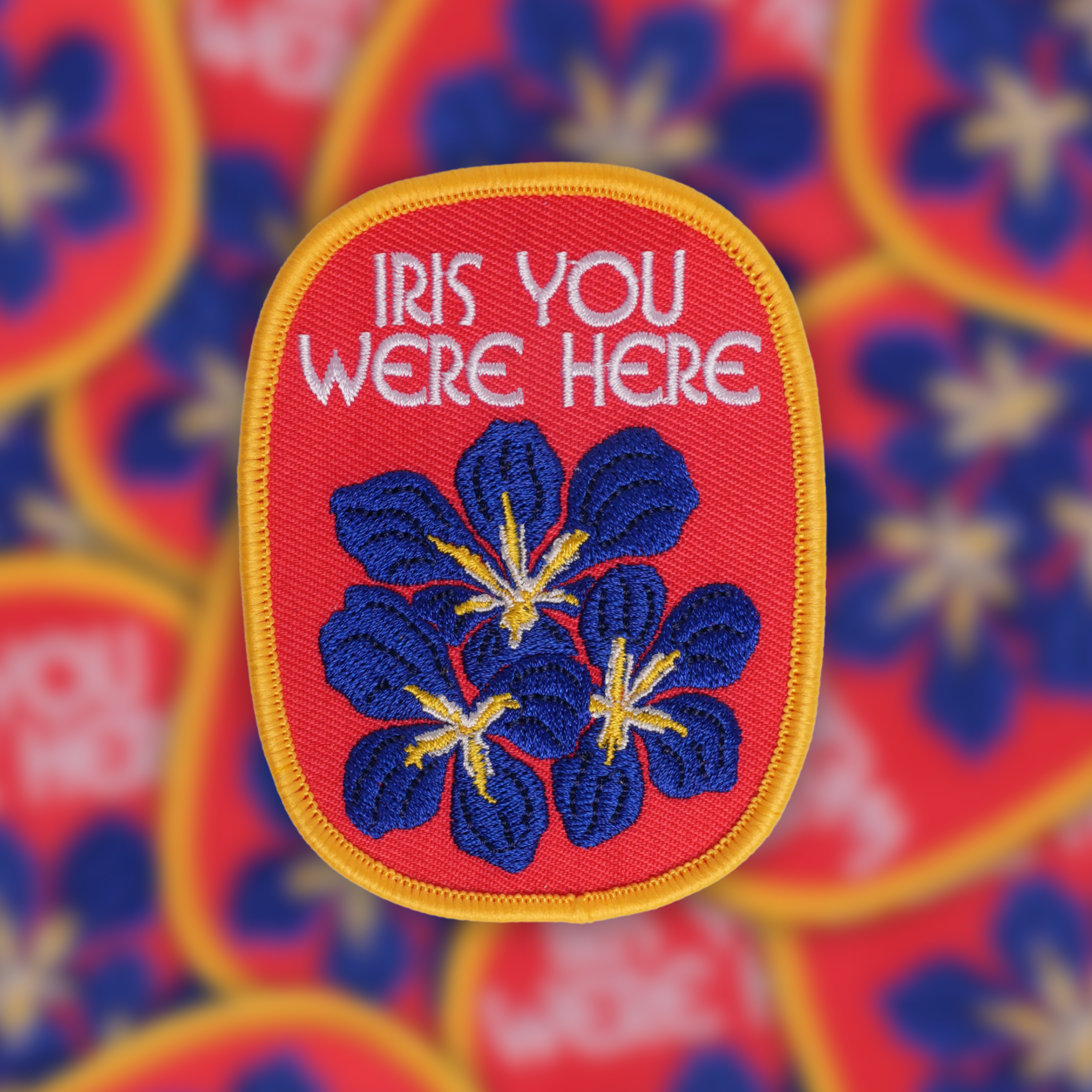 Iris You Were Here Patch