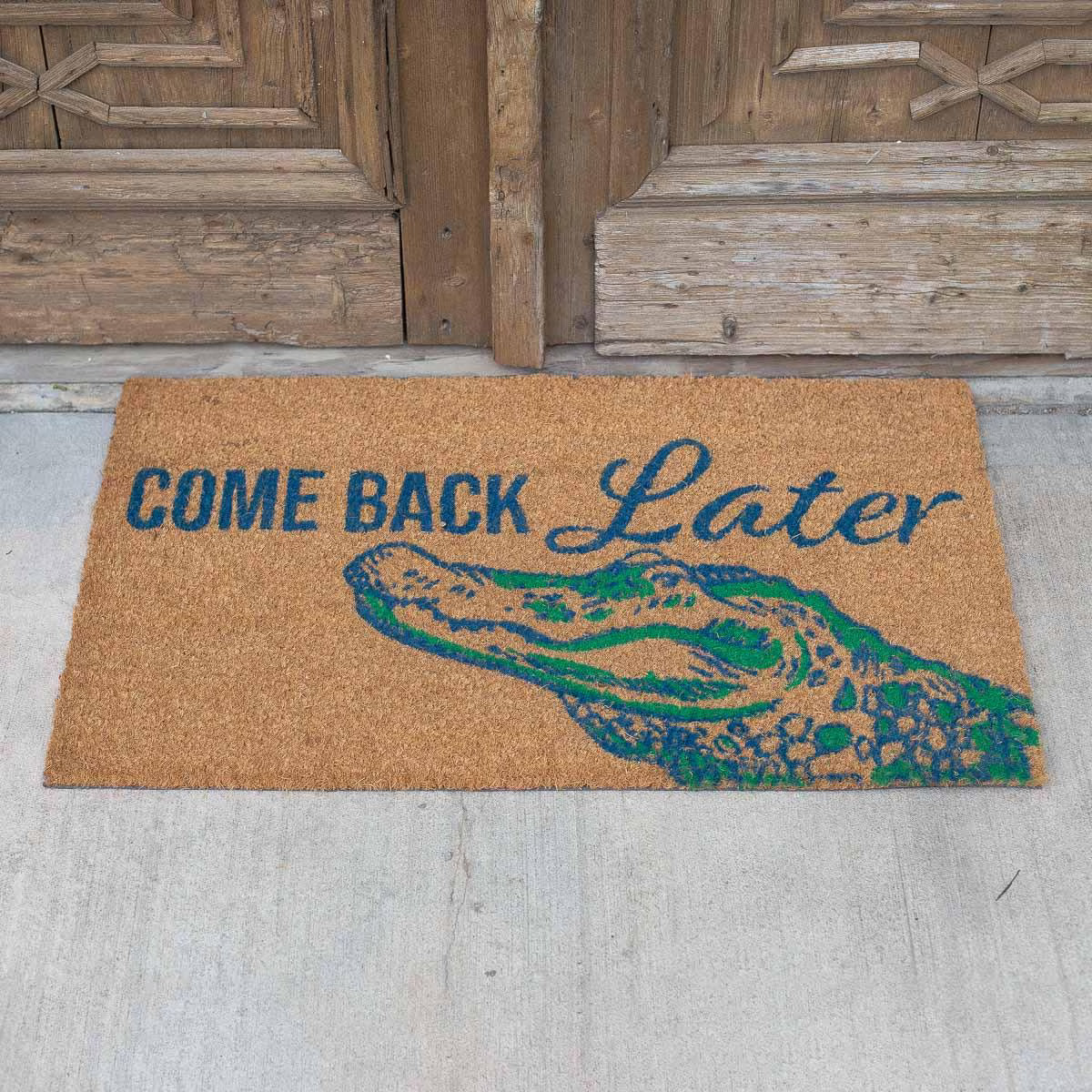 Dirty Coast Come Back Later Doormat