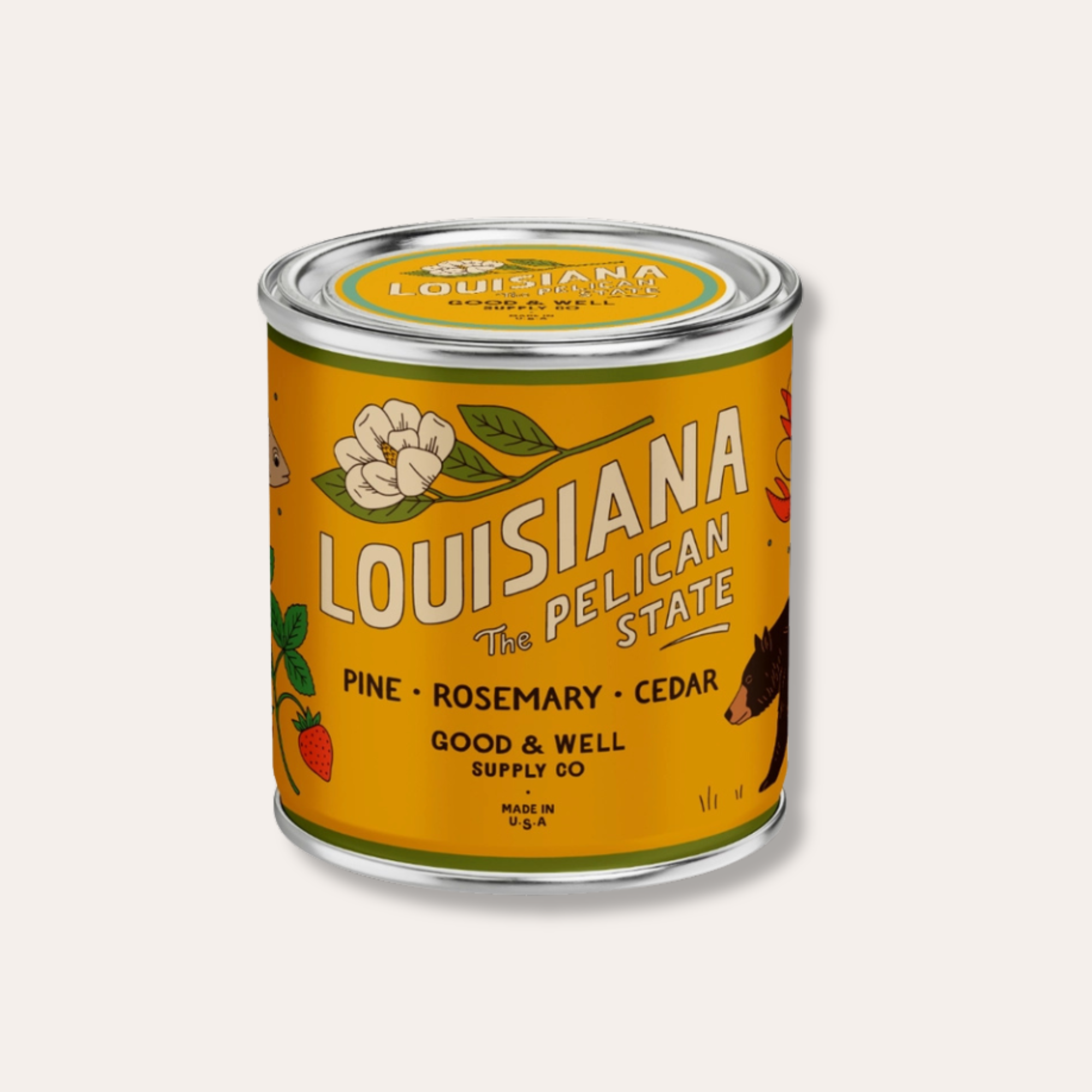 Louisiana State Candle by Good & Well Supply Co.