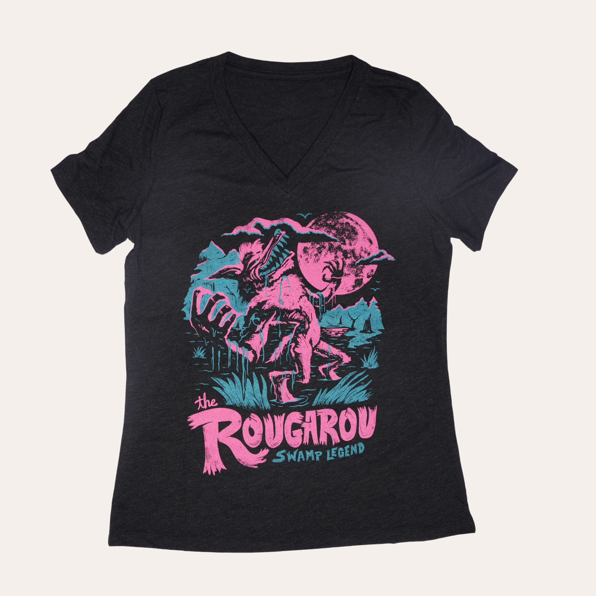 Ladies Rougarou Petite V-Neck