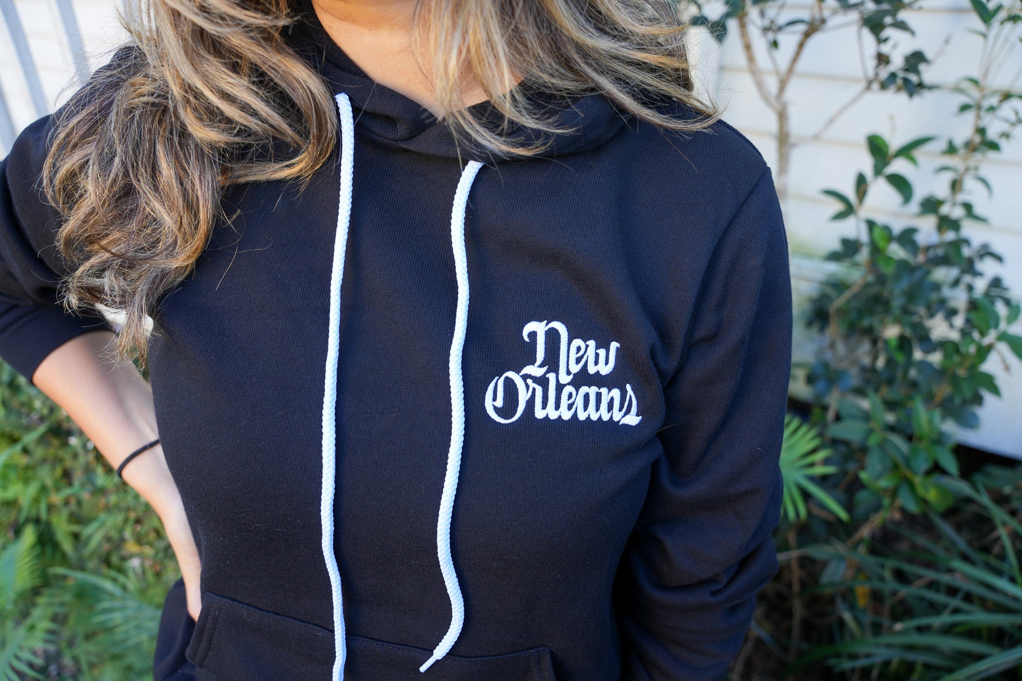 New Orleans Embroidered Hoodie