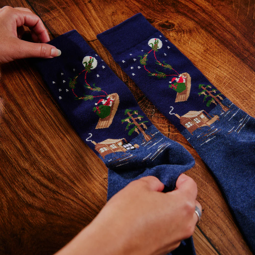 Bonfolk Socks - Cajun Christmas