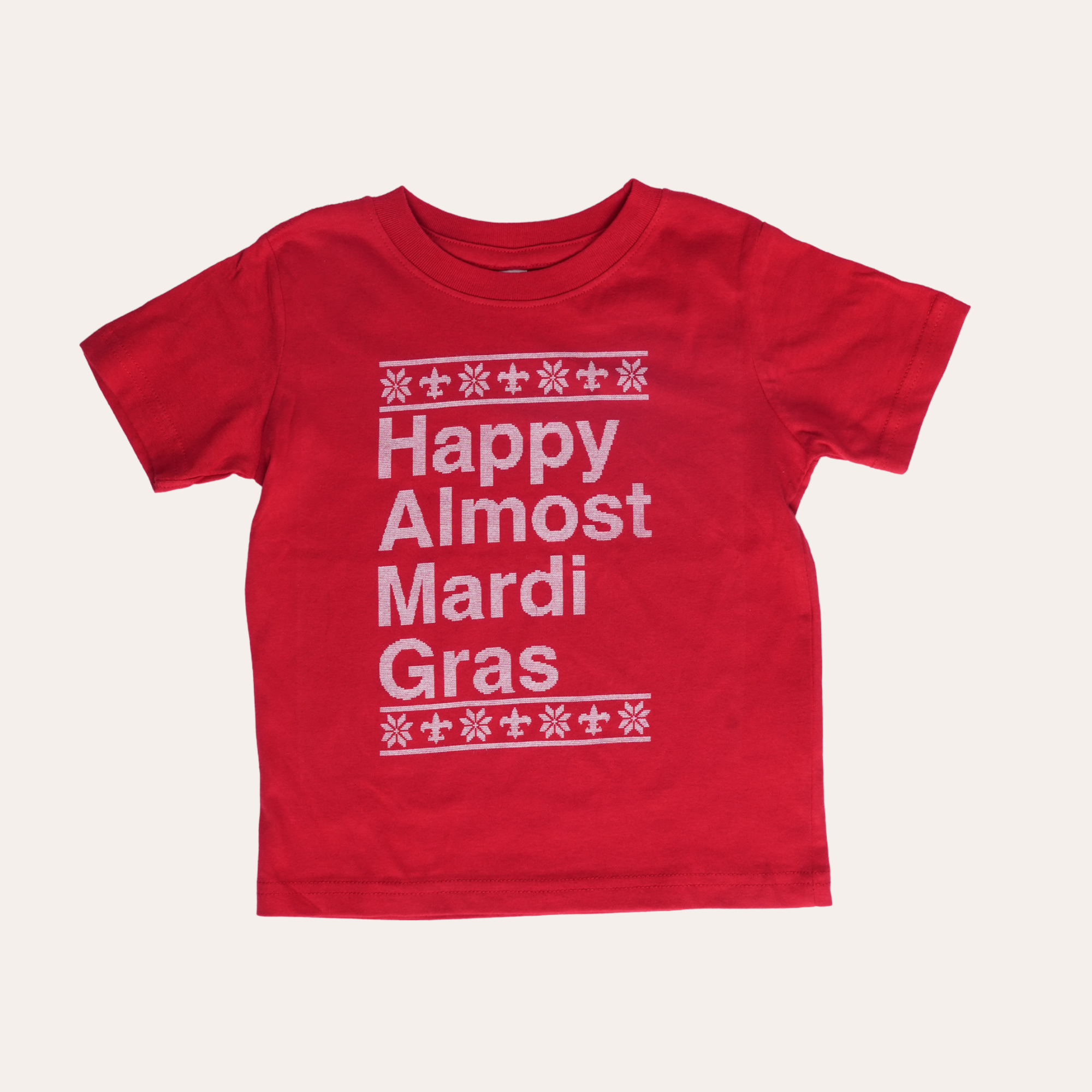 Happy Almost Mardi Gras Toddler Tee