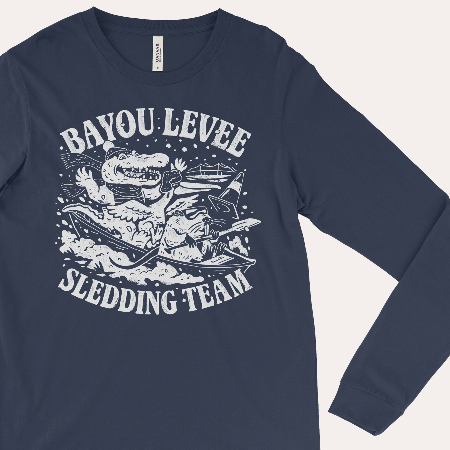 Bayou Levee Sledding Team - Dirty Coast