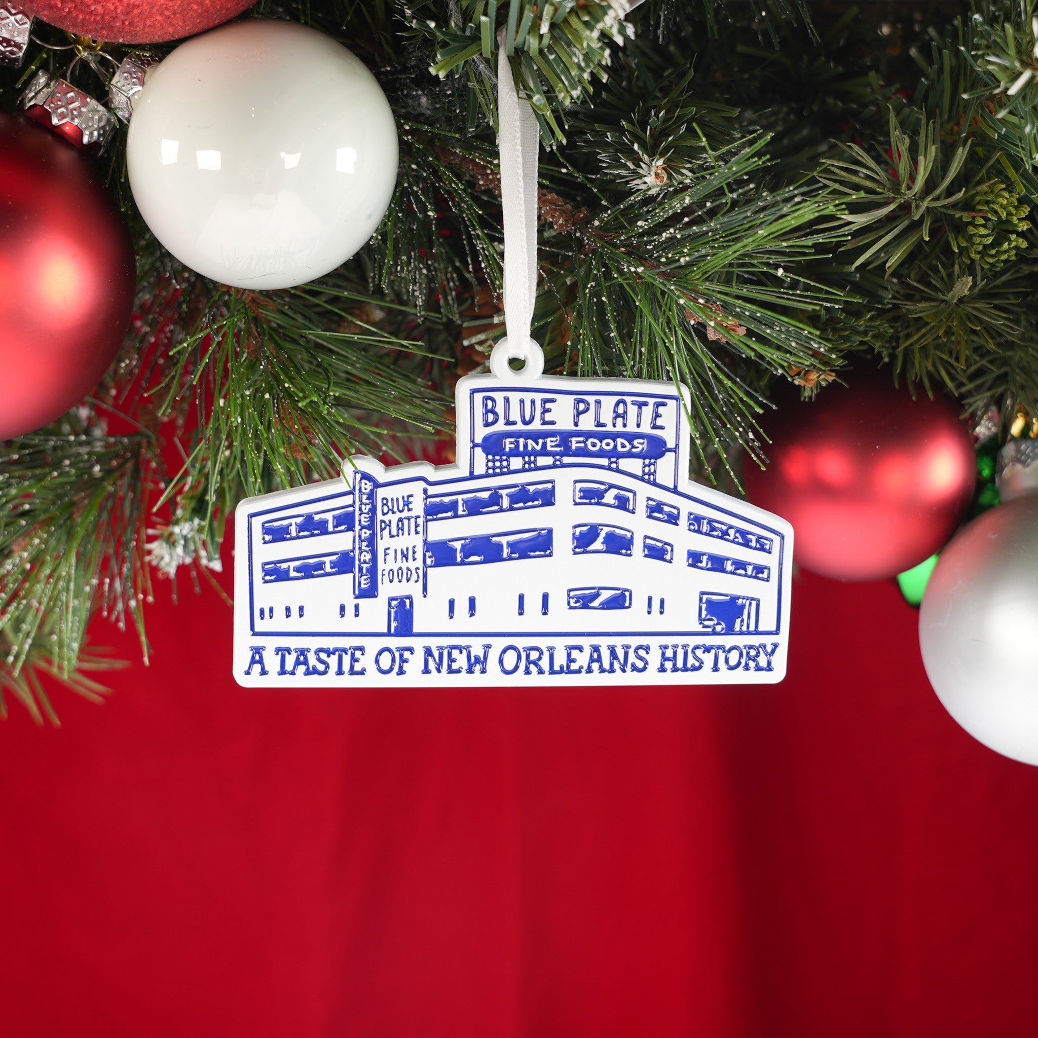 Blue Plate® Mayo Factory Enamel Ornament - Dirty Coast