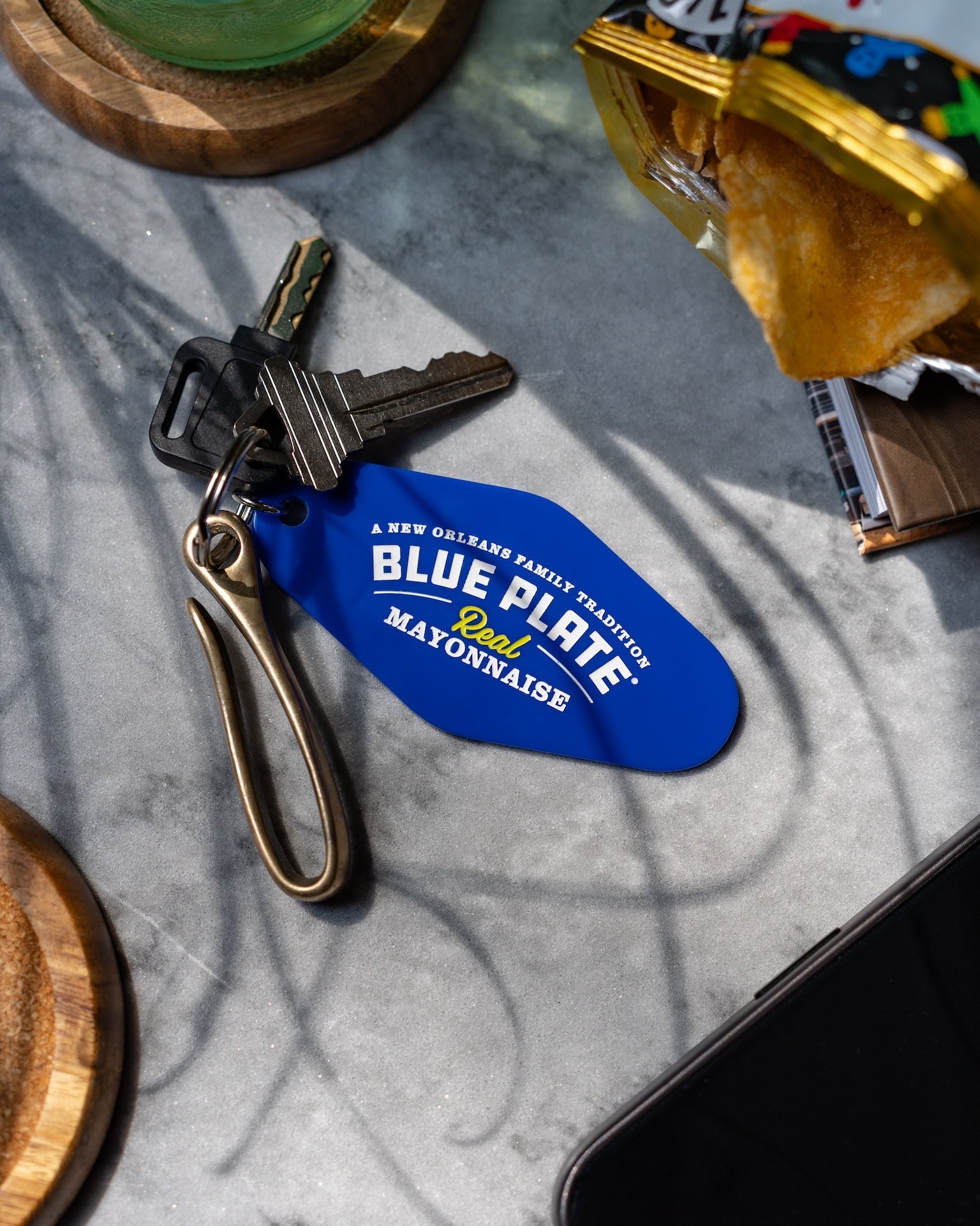 Blue Plate® Motel Keychain - Dirty Coast