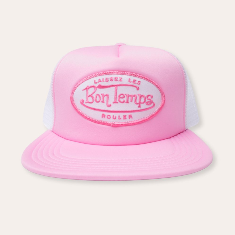 Bon Temps Trucker Hat - Pink - Dirty Coast