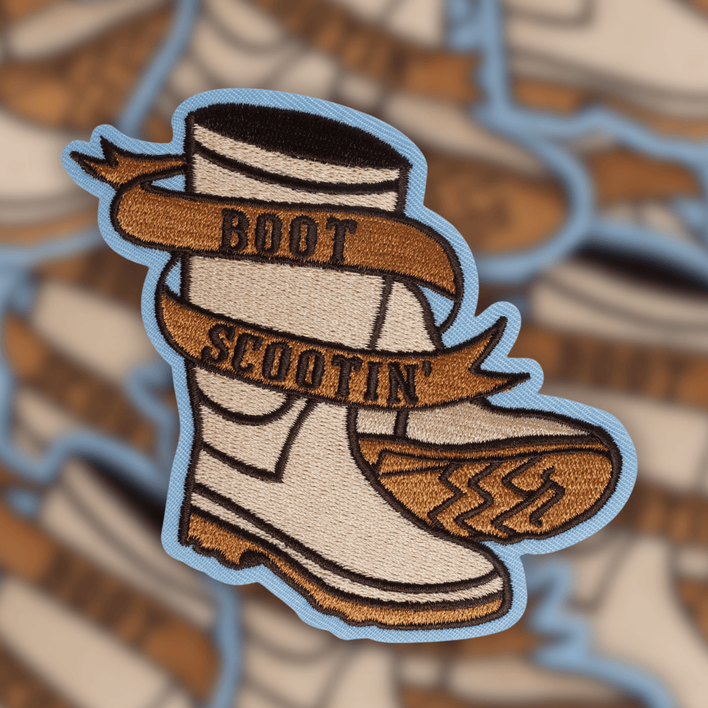 Boot Scootin Design Boot Scootin' Patch