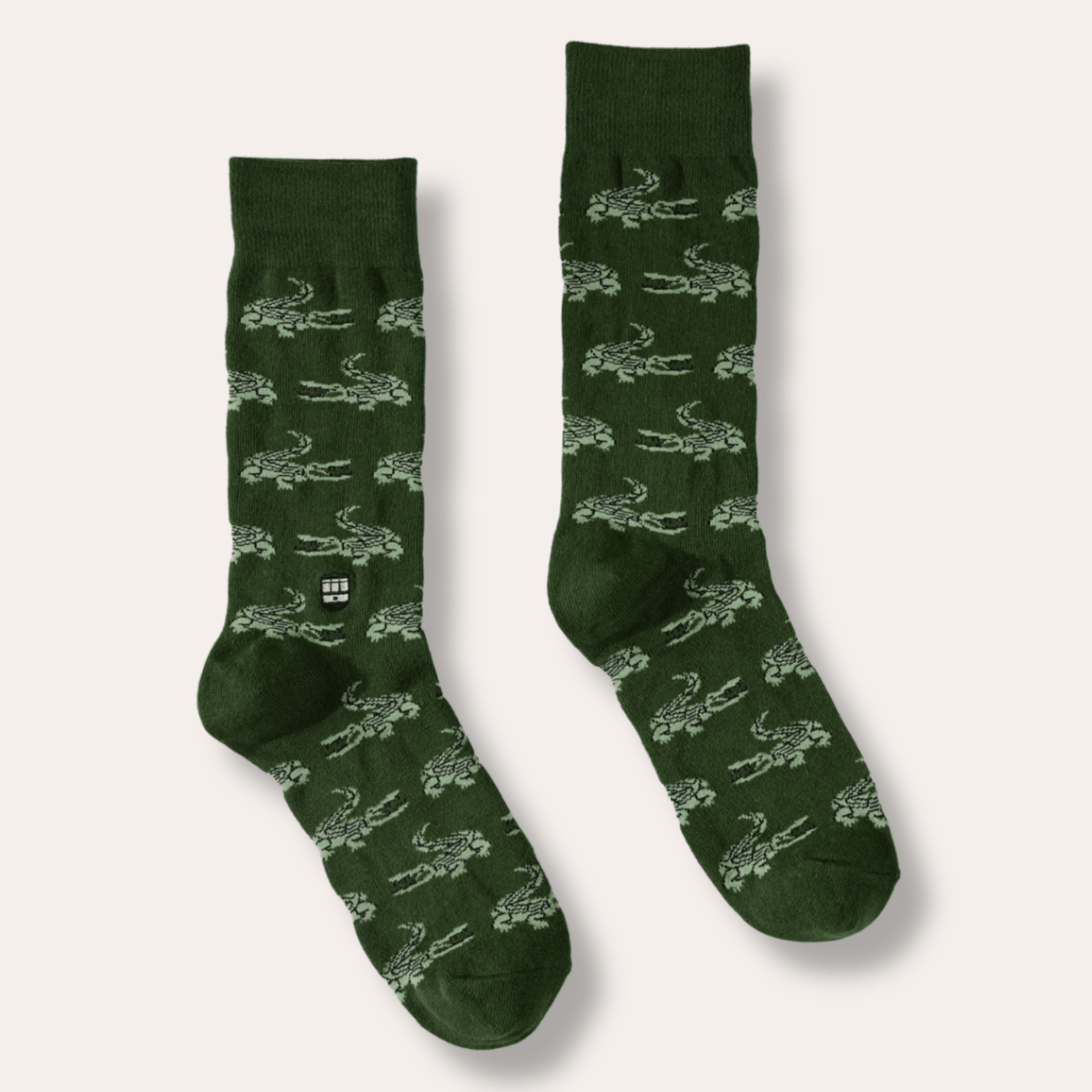 Green Gator Socks by Bonfolk - Dirty Coast