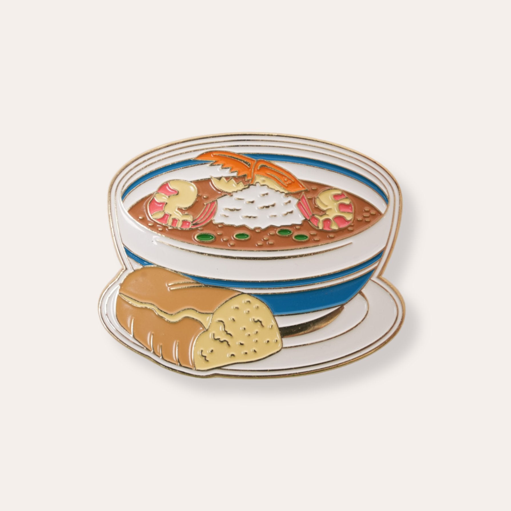 Gumbo Enamel Magnet - Dirty Coast