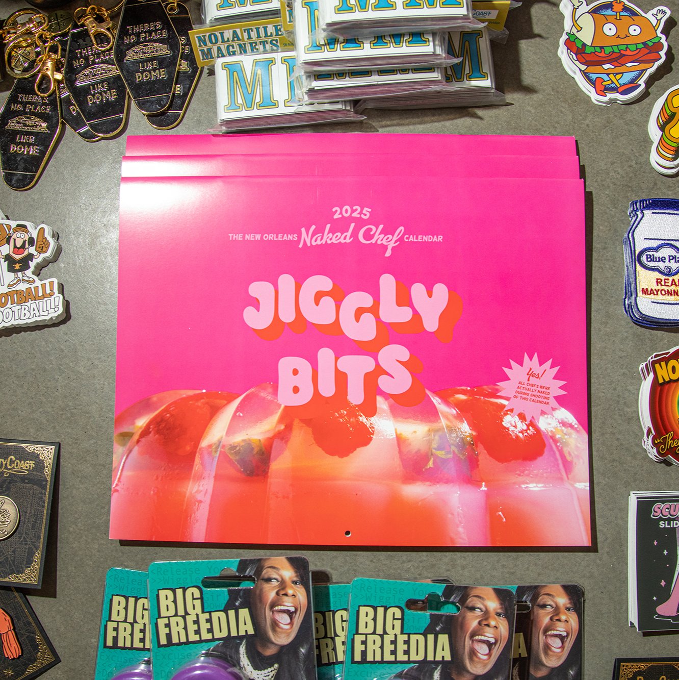 Jiggly Bits : The New Orleans Naked Chefs Calendar - Dirty Coast