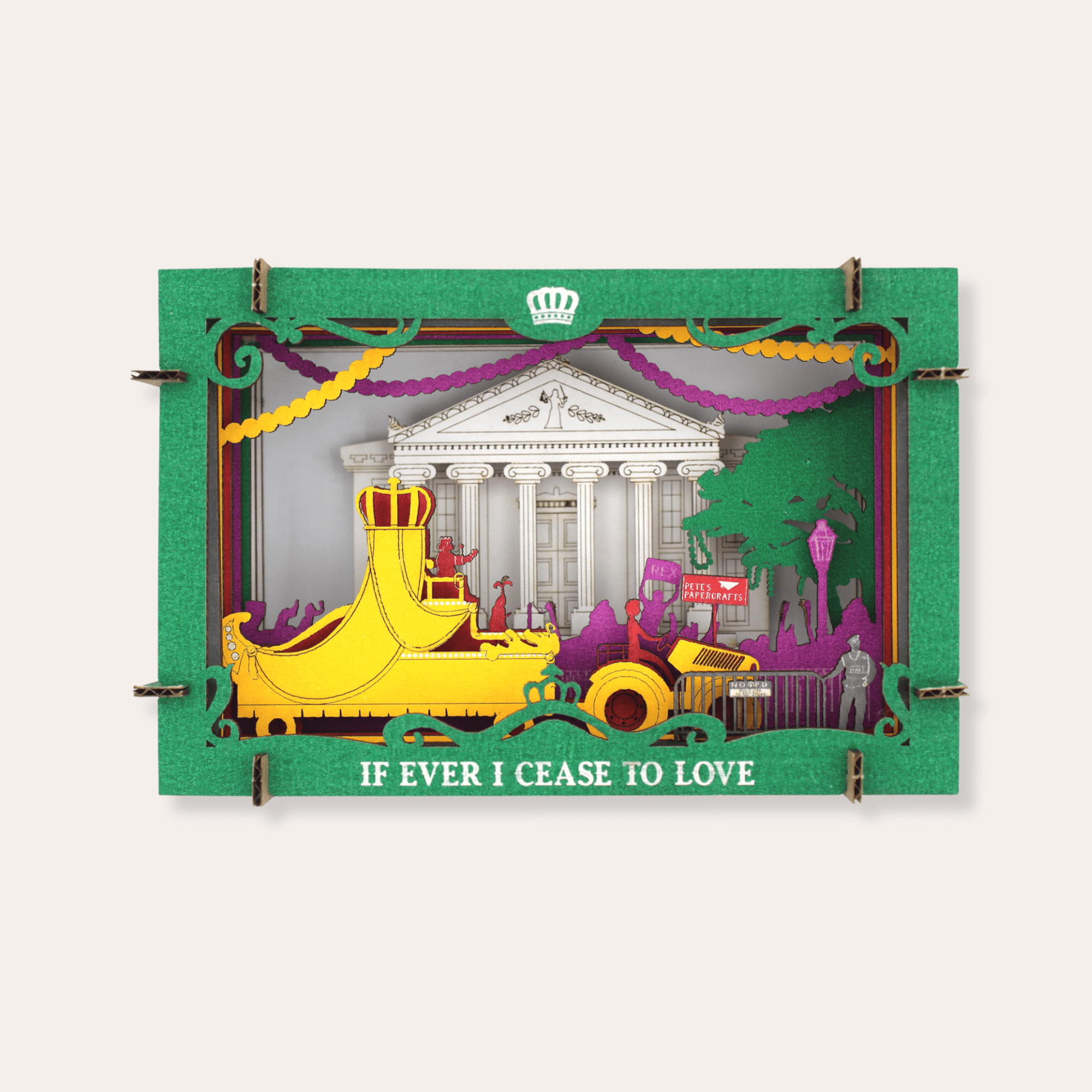 Mardi Gras Parade 3D Diorama - Dirty Coast