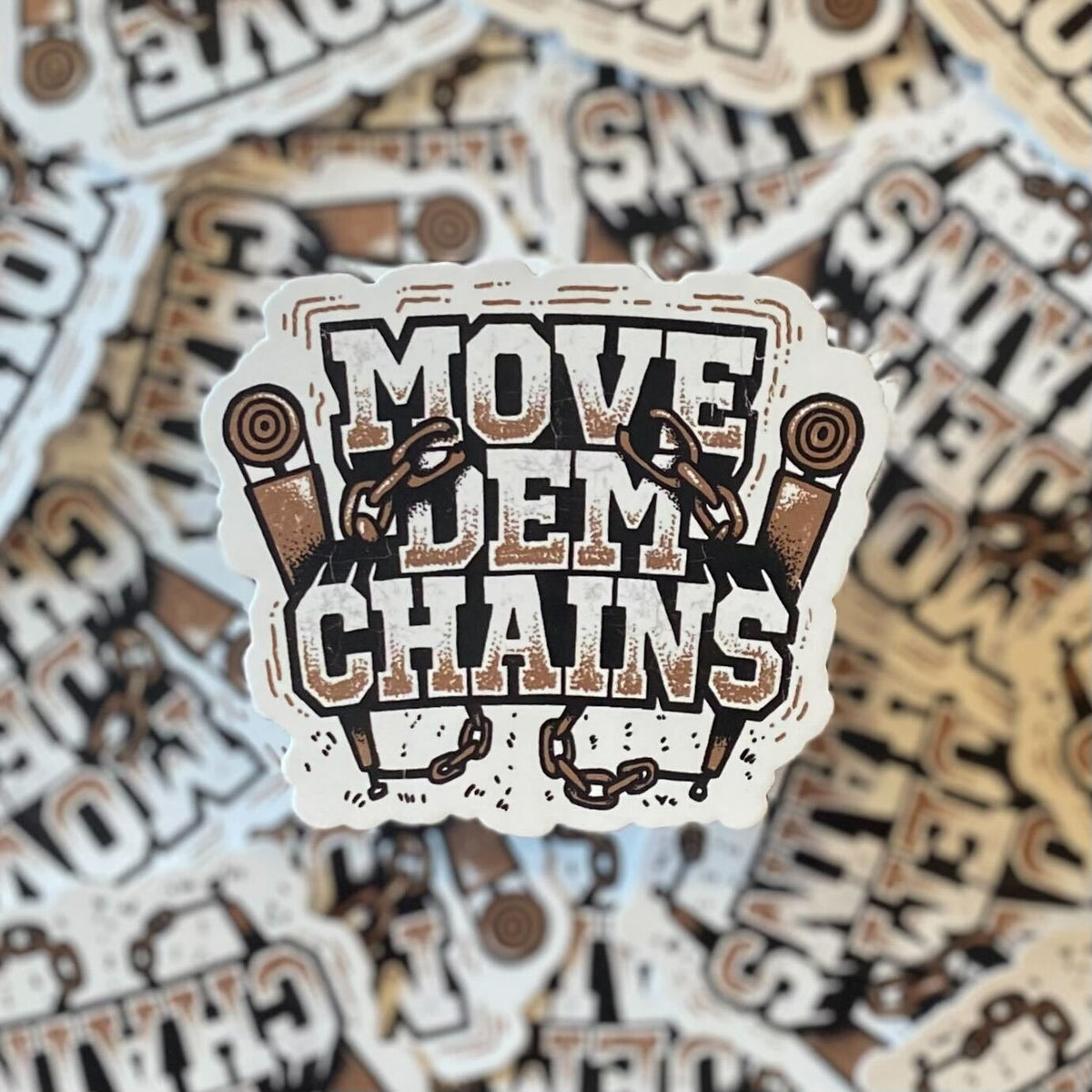Chain Rotating Sticker Move Dem Chains Sticker