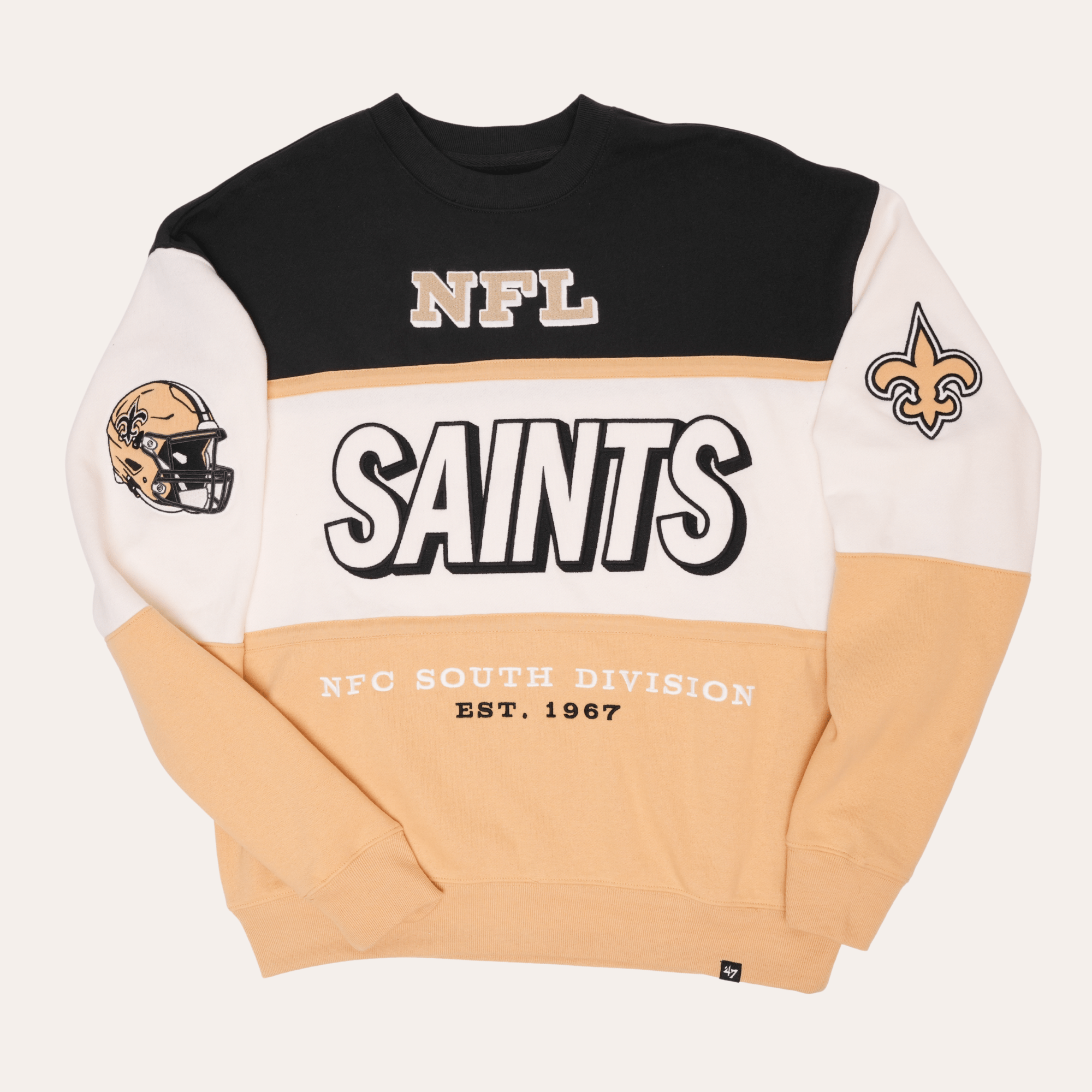 New Orleans Saints Crew Sweatshirt by '47 Brand - Dirty Coast