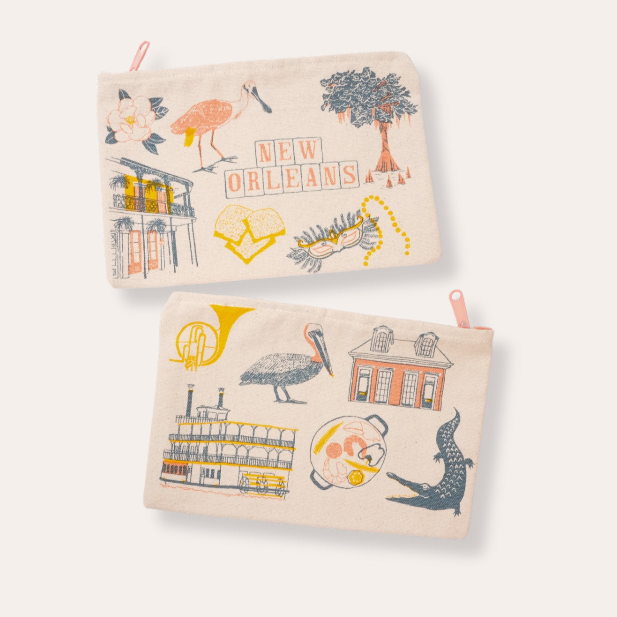 New Orleans Zipper Pouch - Dirty Coast