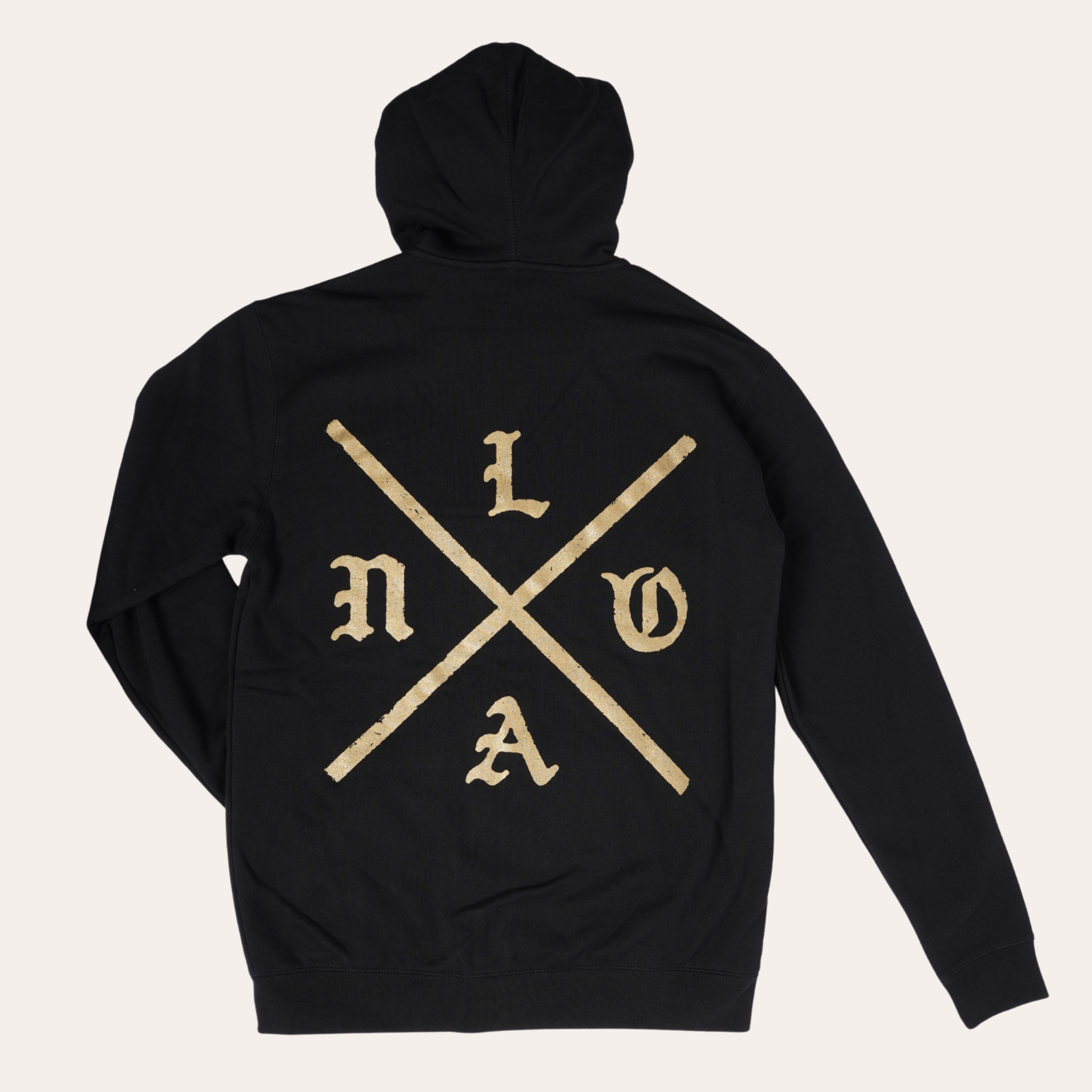 NOLA X Zip Up Hoodie - Dirty Coast