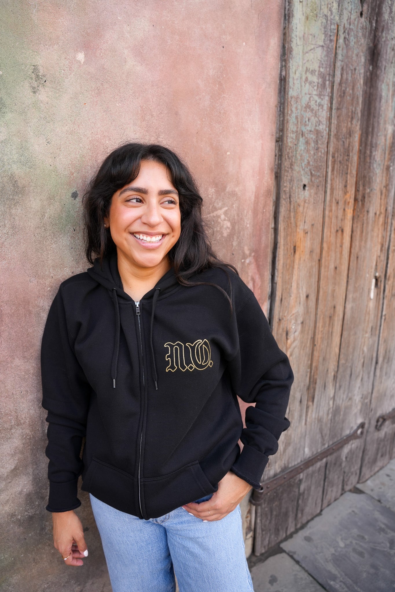 NOLA X Zip Up Hoodie - Dirty Coast