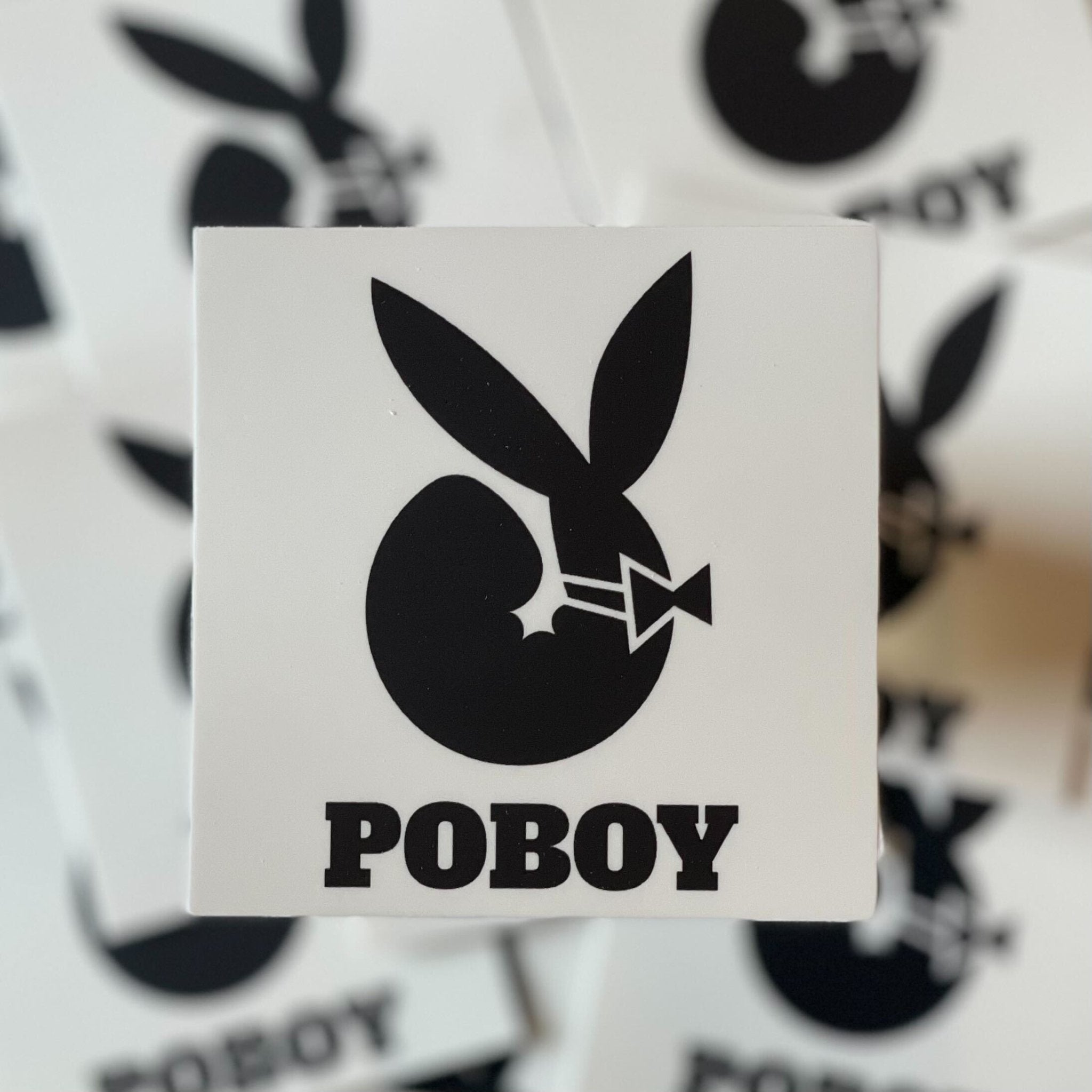 Poboy Bunny Sticker - Dirty Coast