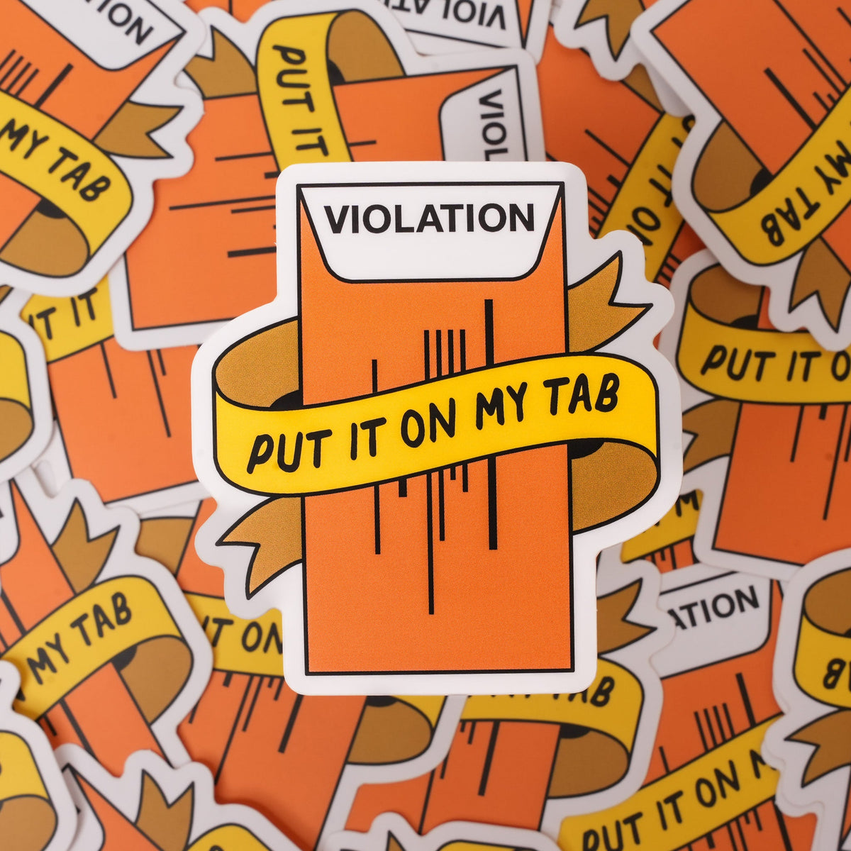 Tab On Sticker Put It On My Tab Sticker