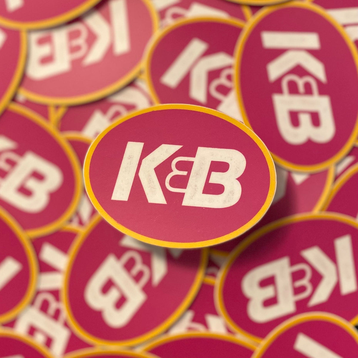 Retro K&B Sticker