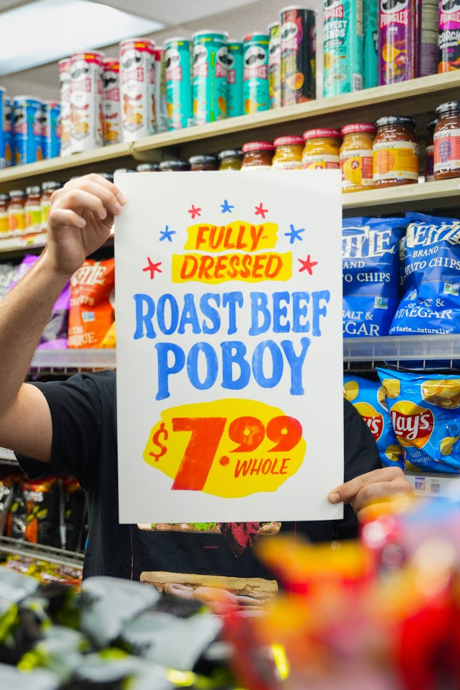 Roast Beef Po'Boy Corner Store Print - Dirty Coast