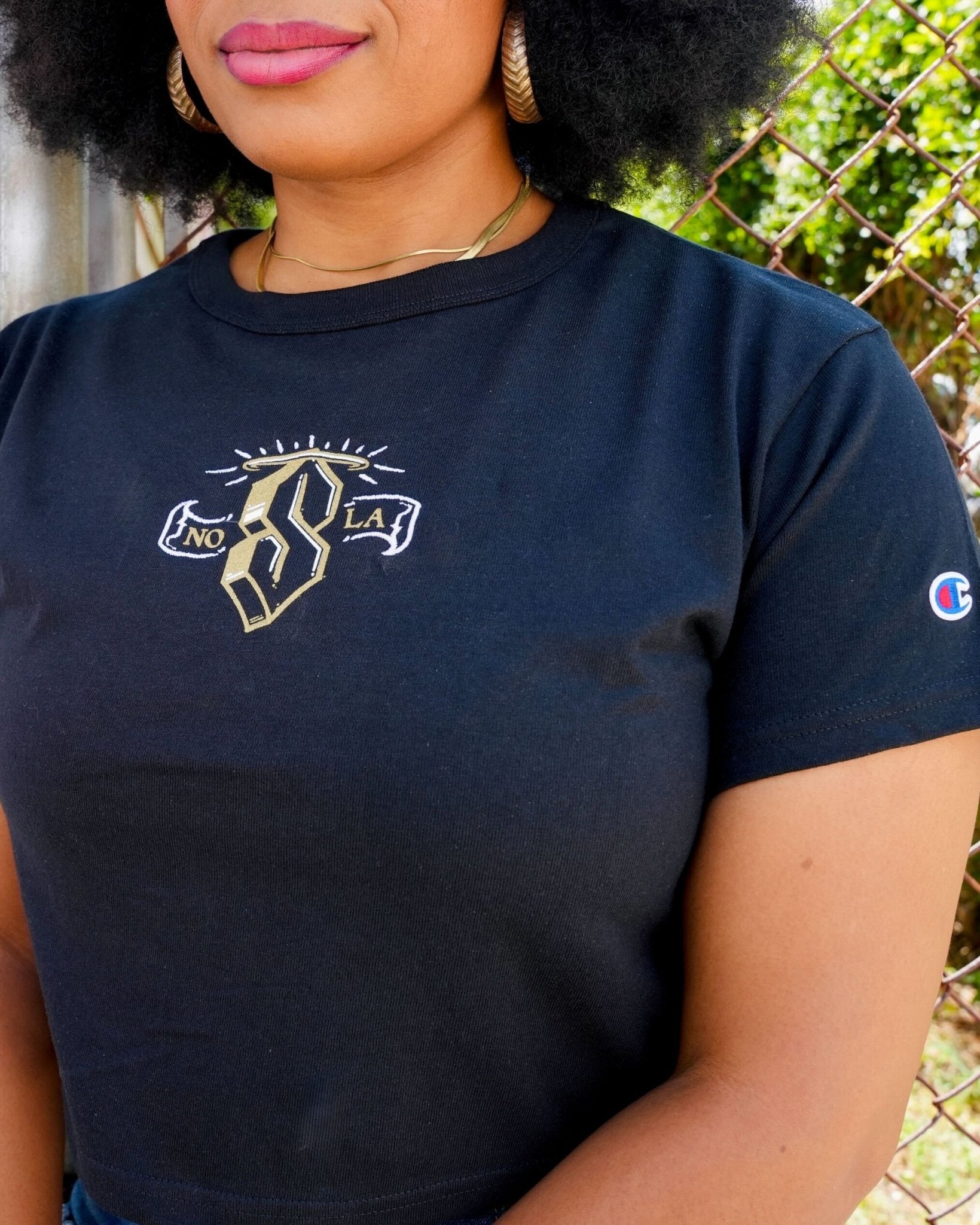 "S" Cropped Heritage Tee - Dirty Coast