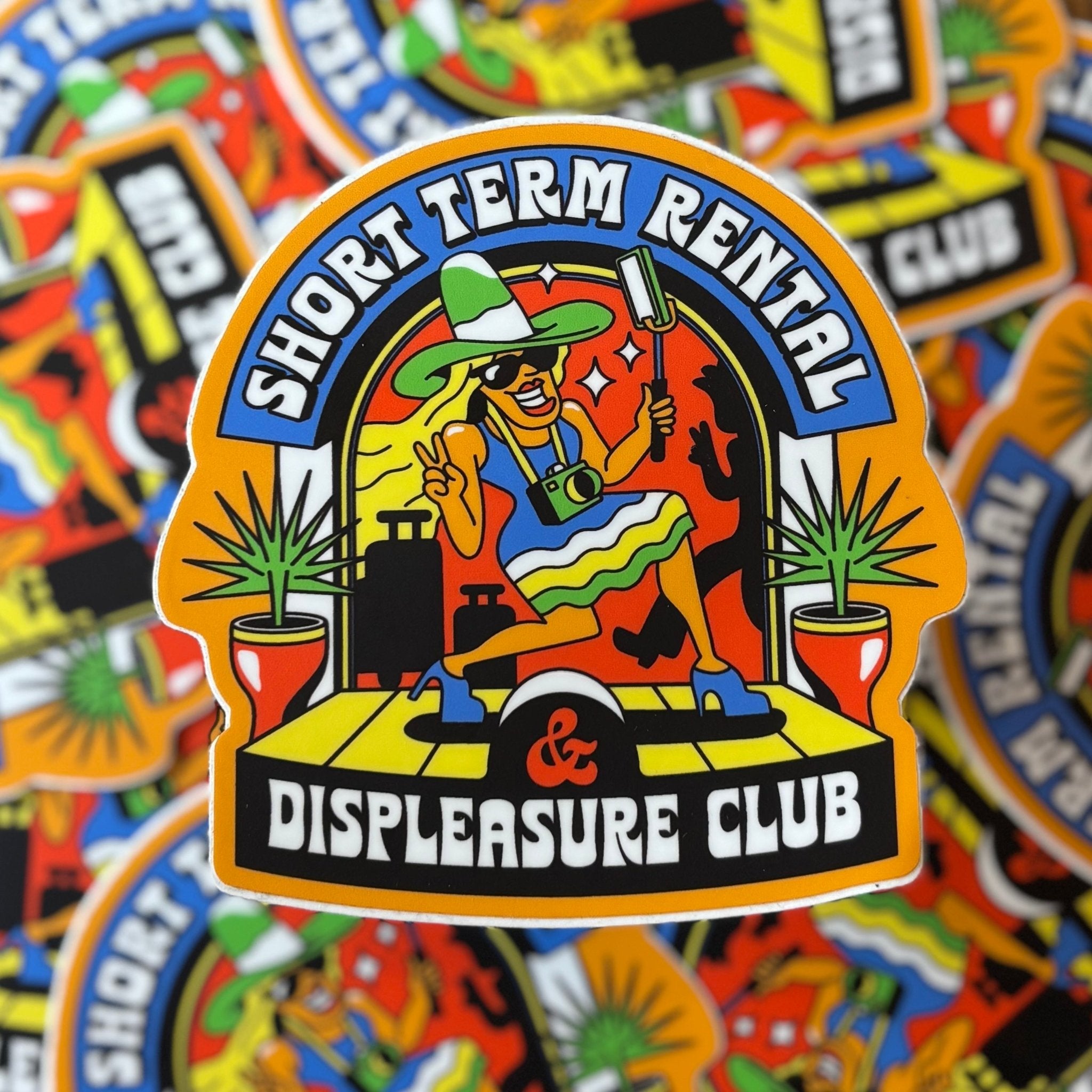 Short Term Rental & Displeasure Club Sticker - Dirty Coast