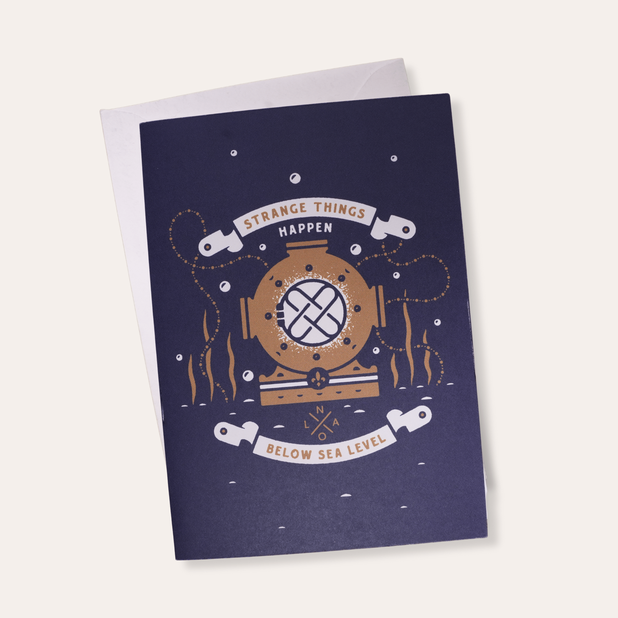 Strange Things Greeting Card - Dirty Coast