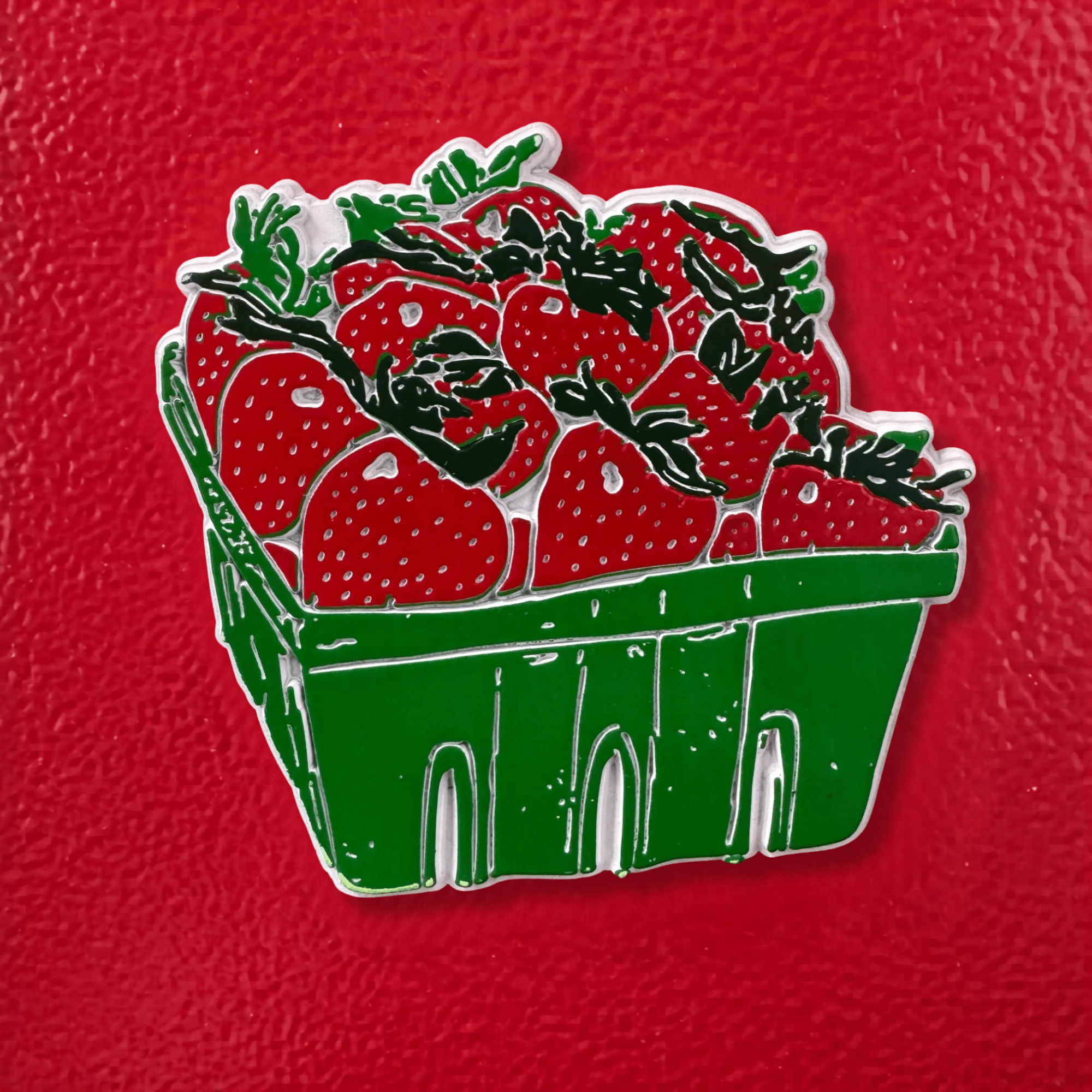 Strawberry Basket Magnet - Dirty Coast