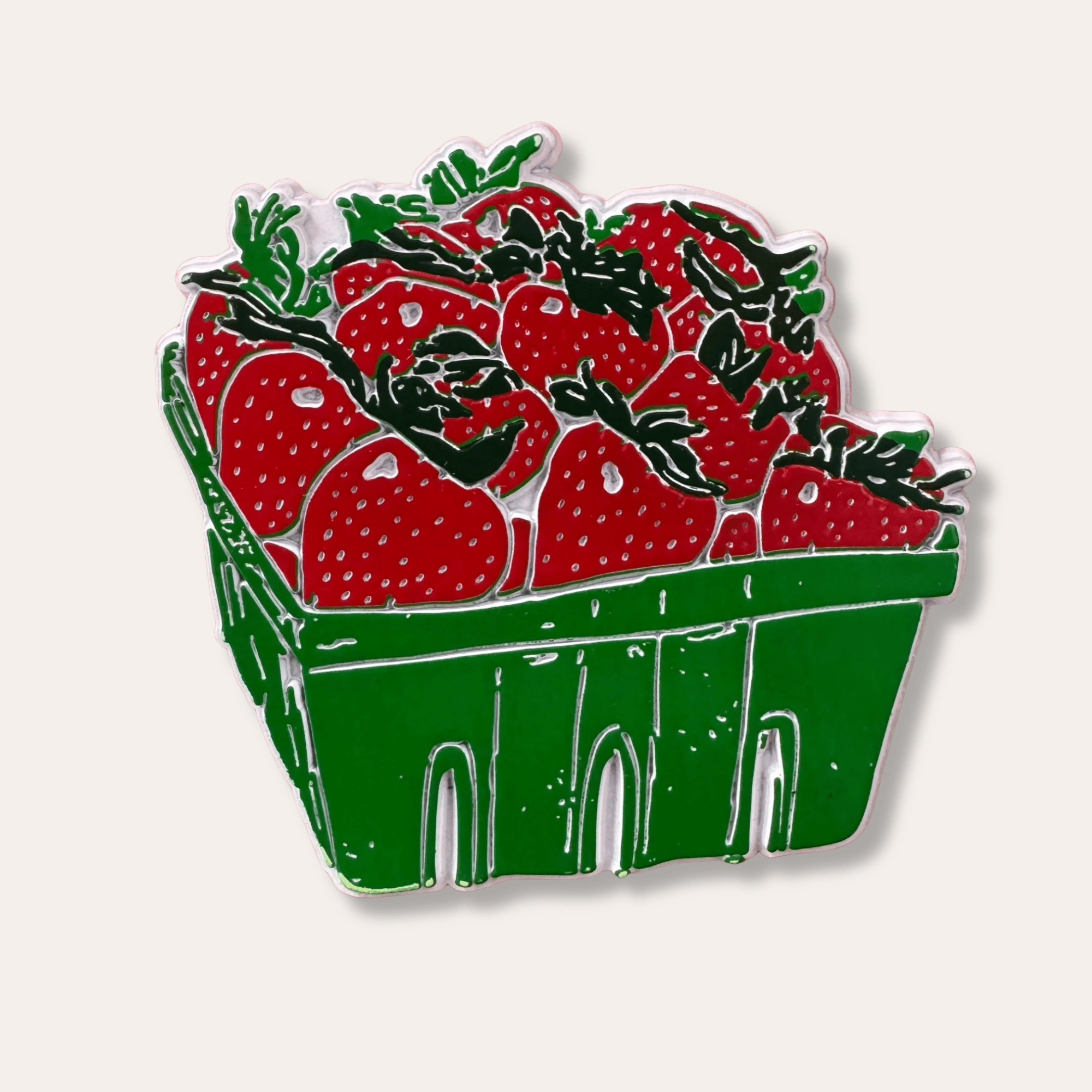 Strawberry Basket Magnet - Dirty Coast