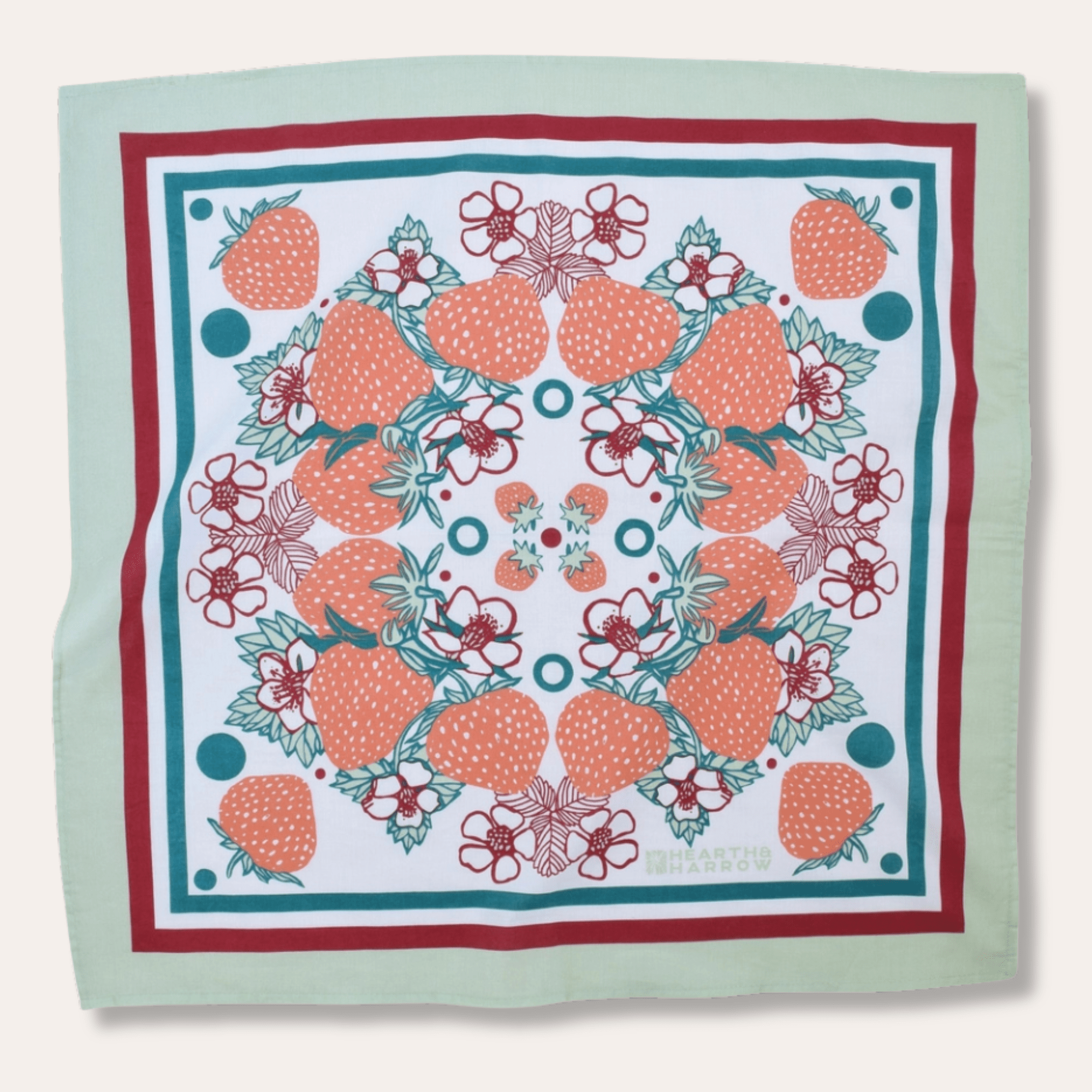 Strawberry Patch Bandana - Dirty Coast