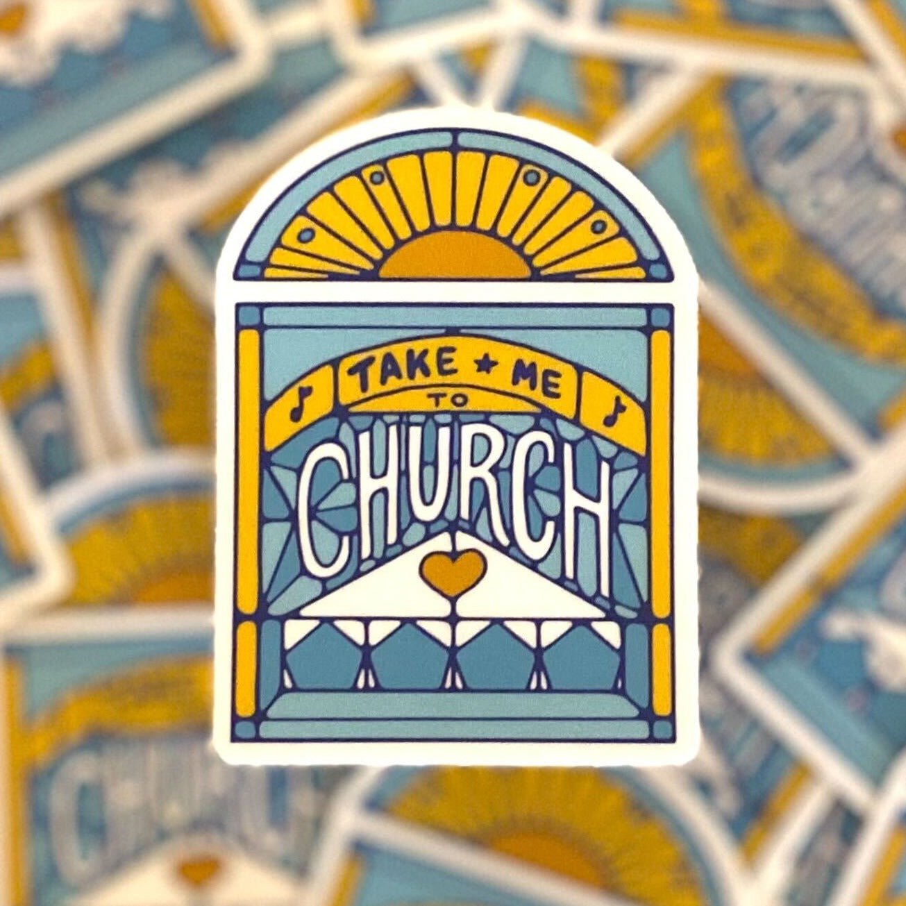 Take Me To Church Sticker - Dirty Coast