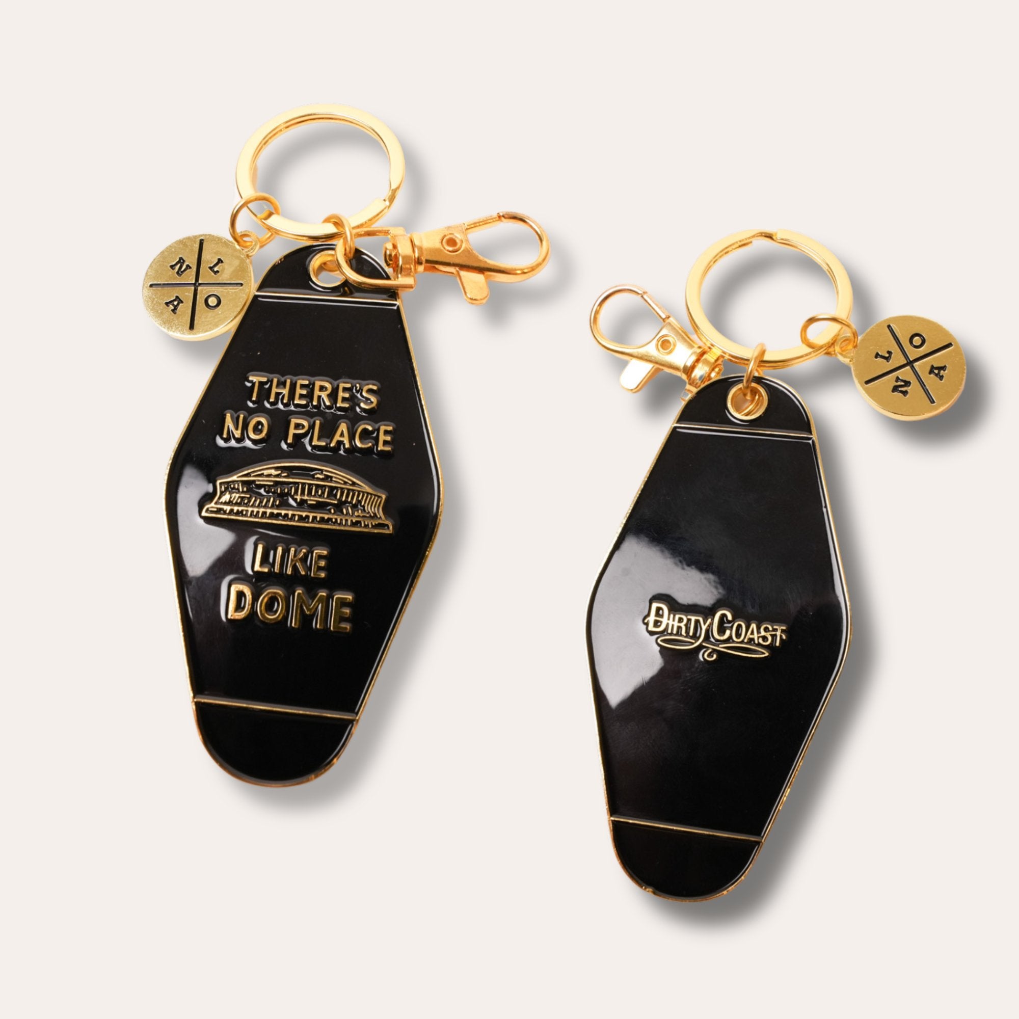 There's No Place Like Dome Enamel Motel Keychain - Dirty Coast