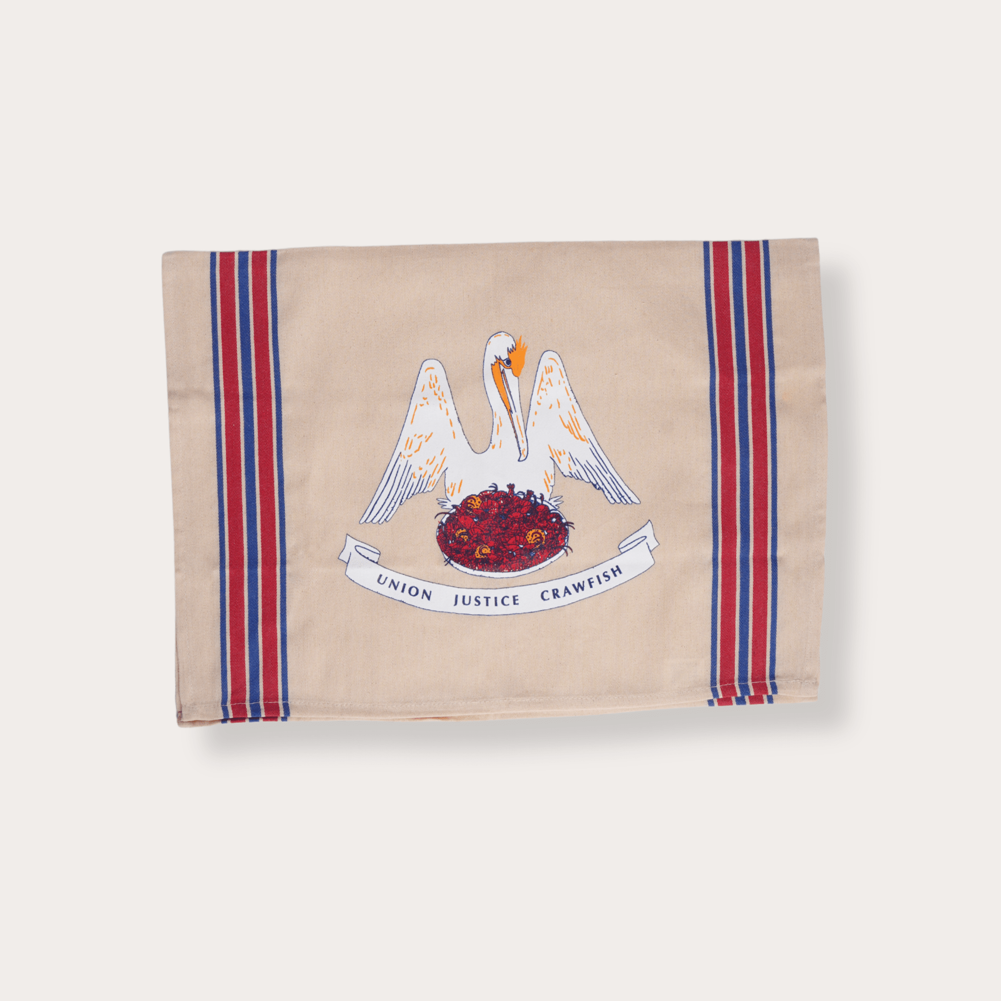 Union, Justice, Crawfish Tea Towel - Dirty Coast