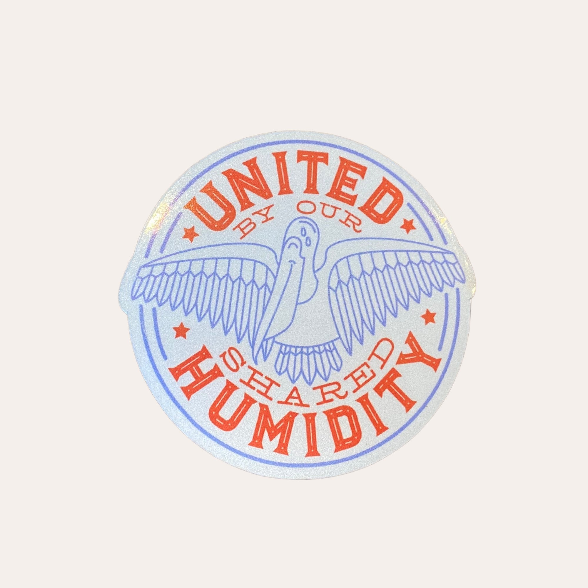 United By Our Shared Humidity Car Magnet - Dirty Coast