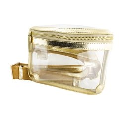 Capri Designs Clear Small Crossbody Bag, Stadium Approved with