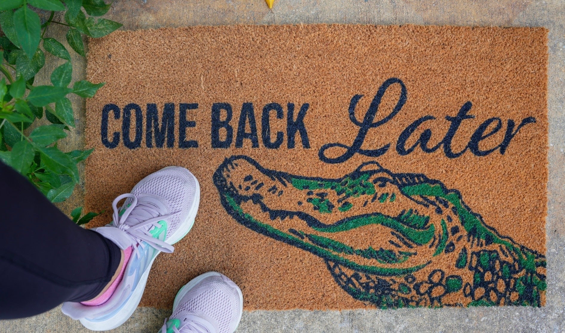 Come Back Later Doormat - Dirty Coast Press