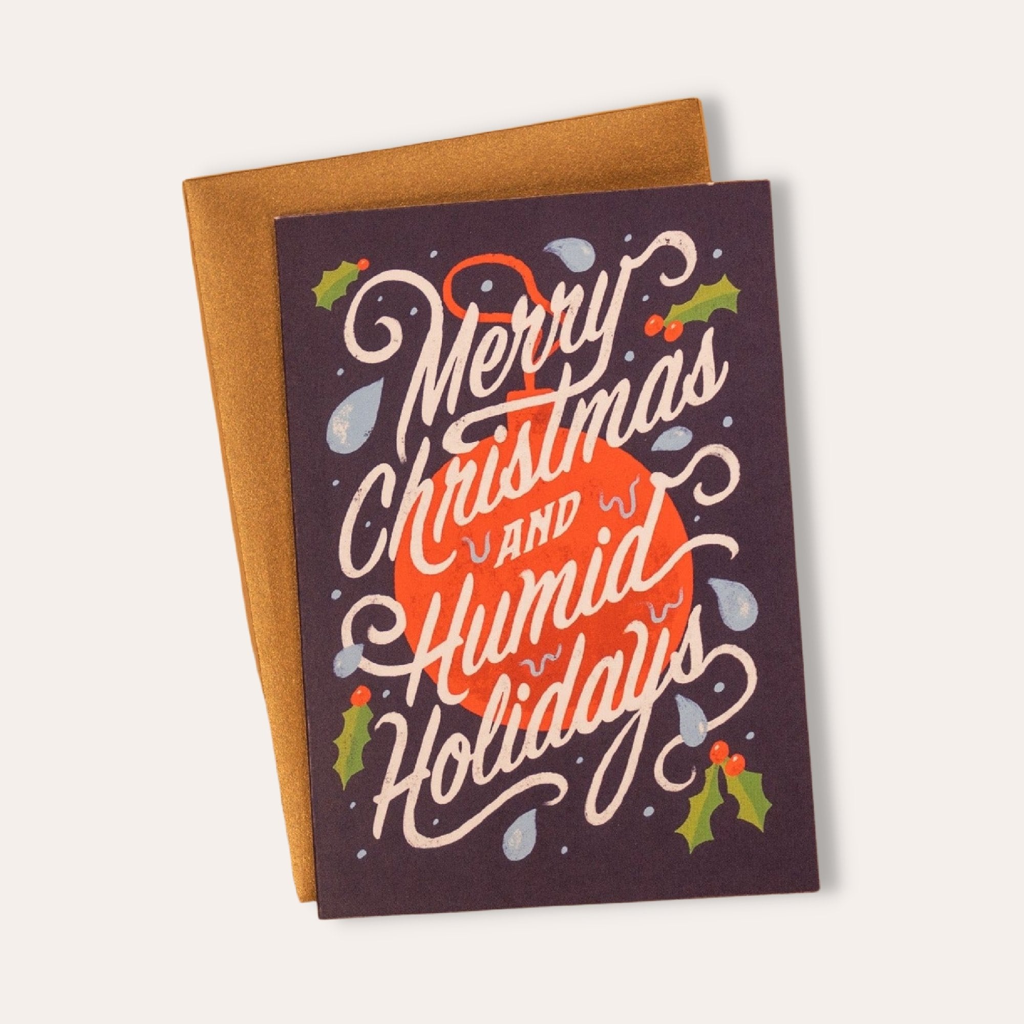 Humid Holidays Greeting Card - Dirty Coast Press