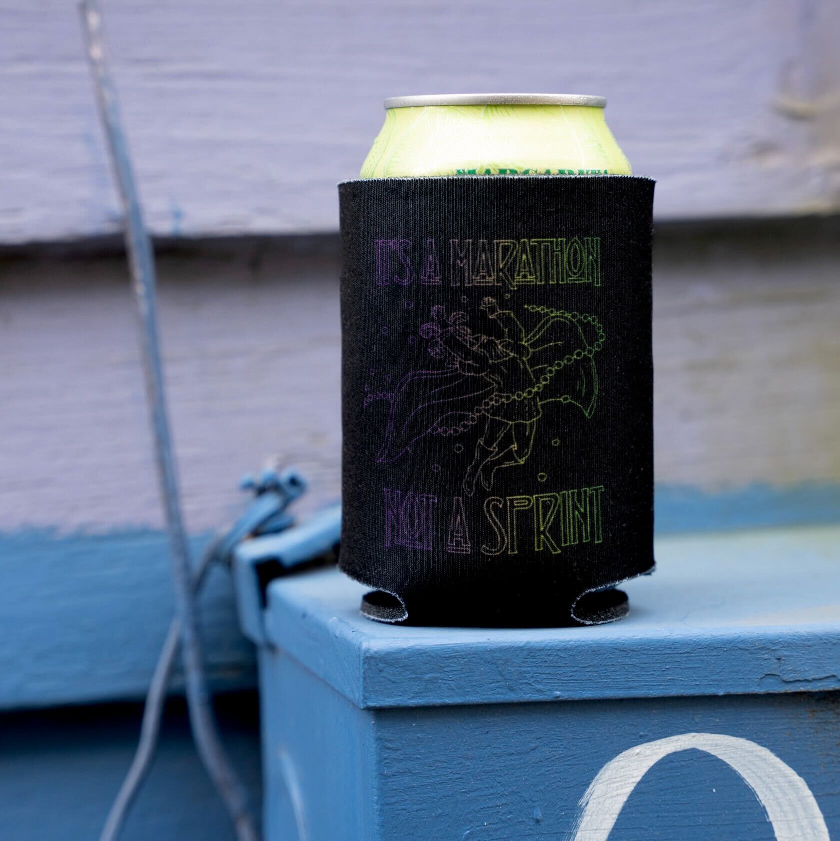 It's A Marathon Not A Sprint Koozie - Dirty Coast Press