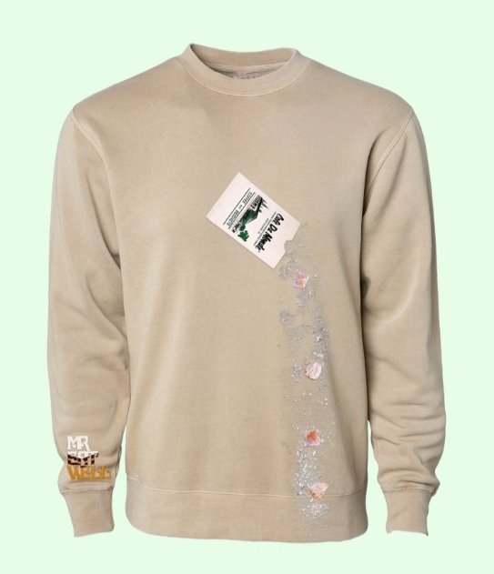 MR. EATWELL x Cafe Du Monde Sweet Suit Crewneck - Dirty Coast Press